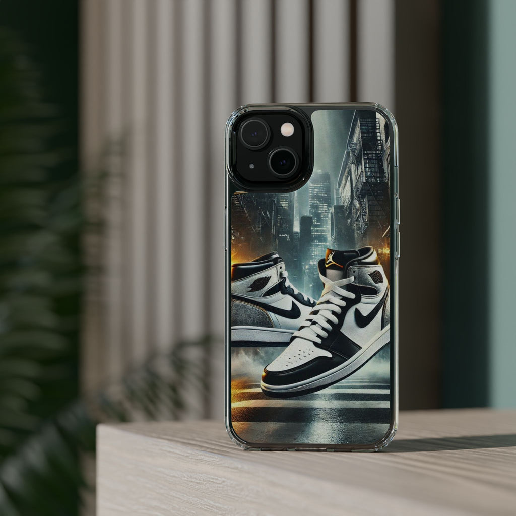 Black and White Basketball Sneakers Art Iphone and Samsung Protective case