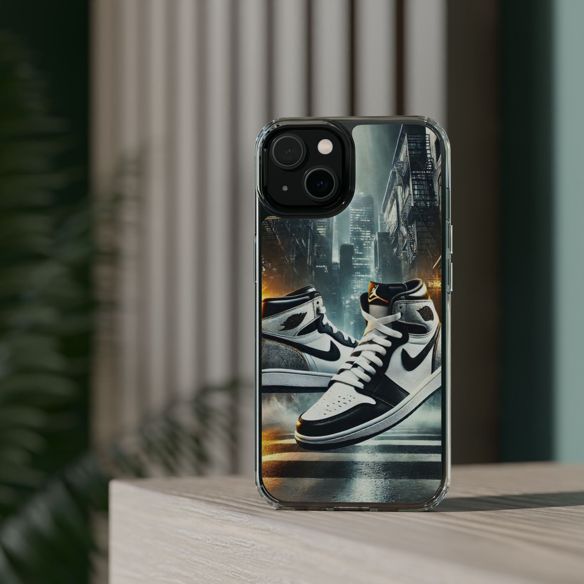 Black and White Basketball Sneakers Art Iphone and Samsung Protective case