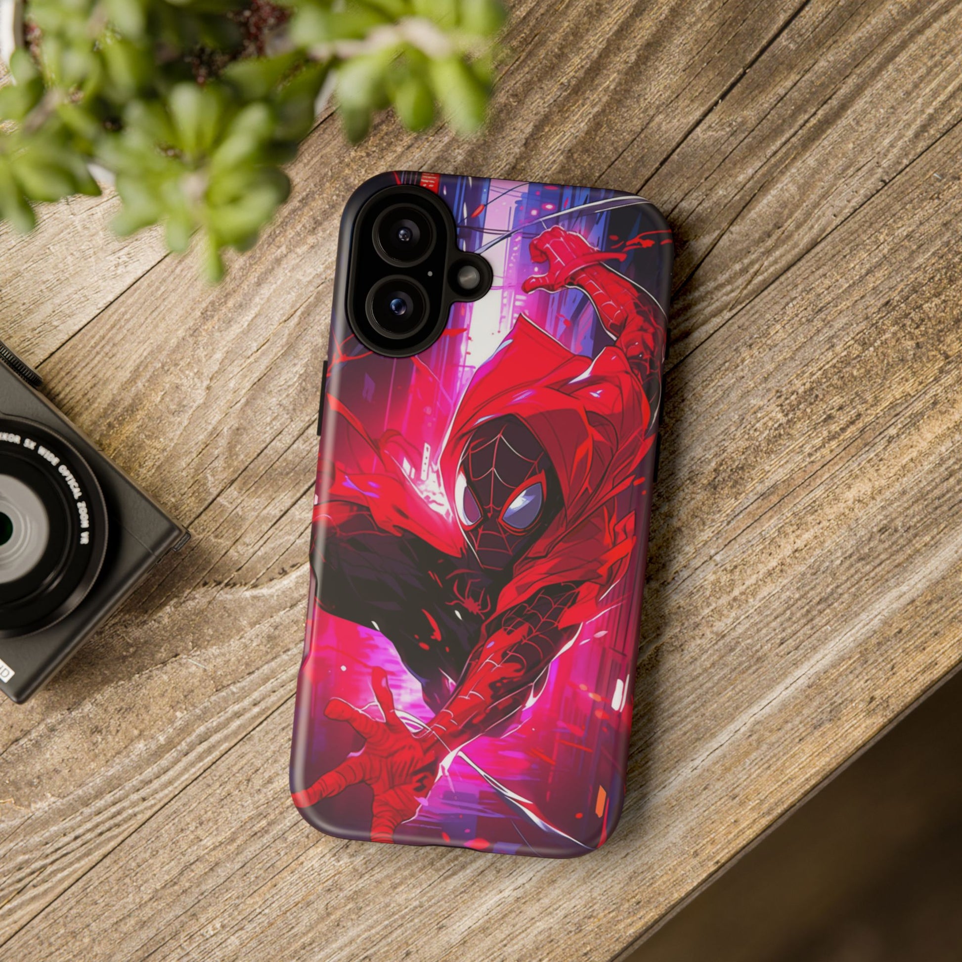 Miles Morales Spiderman Phone Case, Tough Cases for iPhones, Samsung, and Pixel