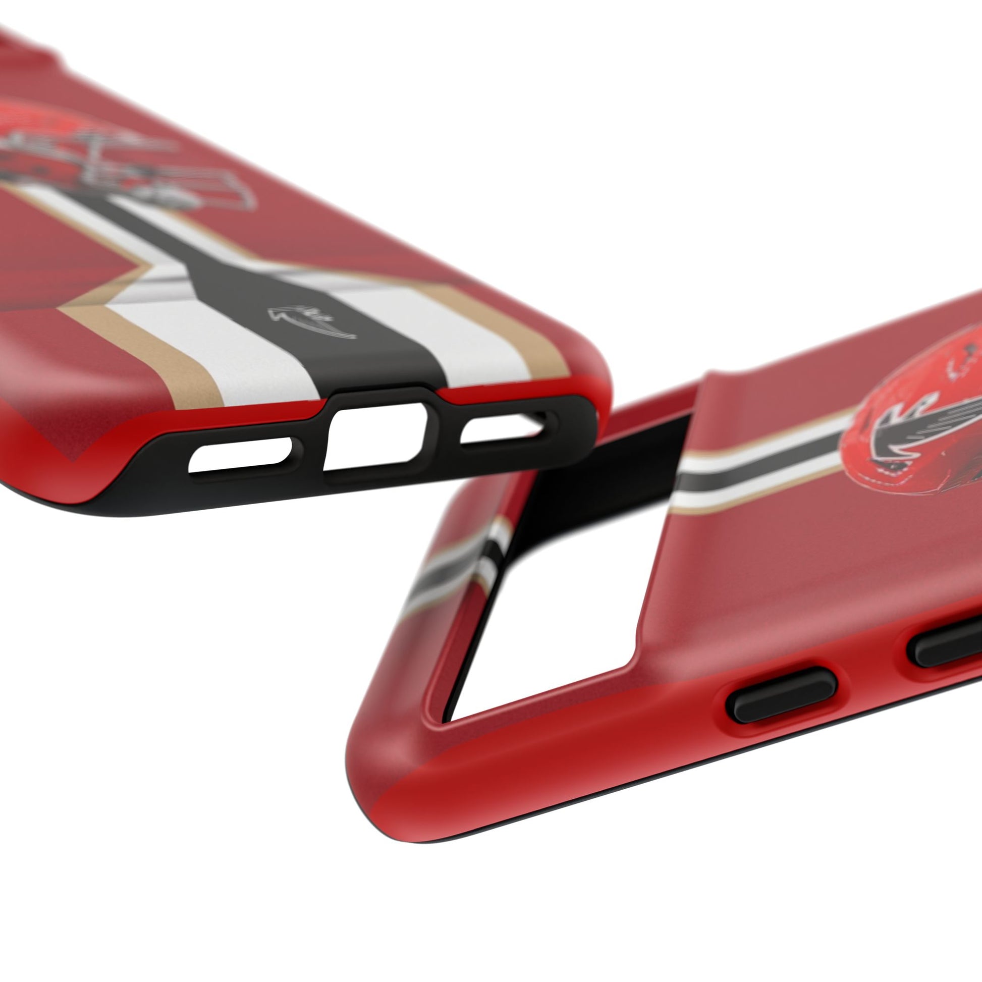 Atlanta Falcons Football Helmet Logo Tough Cases for iPhones, Samsung, and Pixel