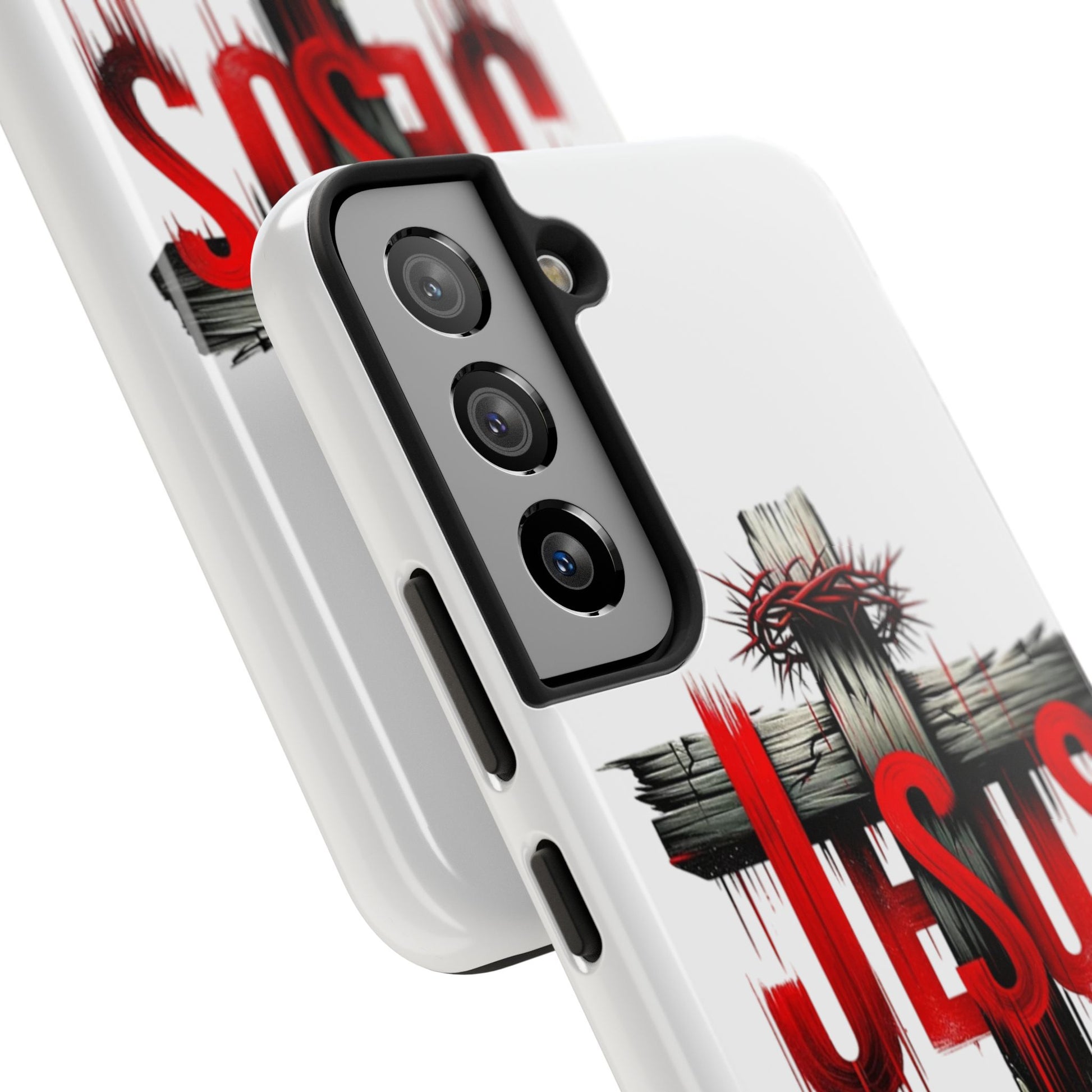Jesus Cross and Crown Christian Theme Phone Cases for iPhones & Samsung Phones