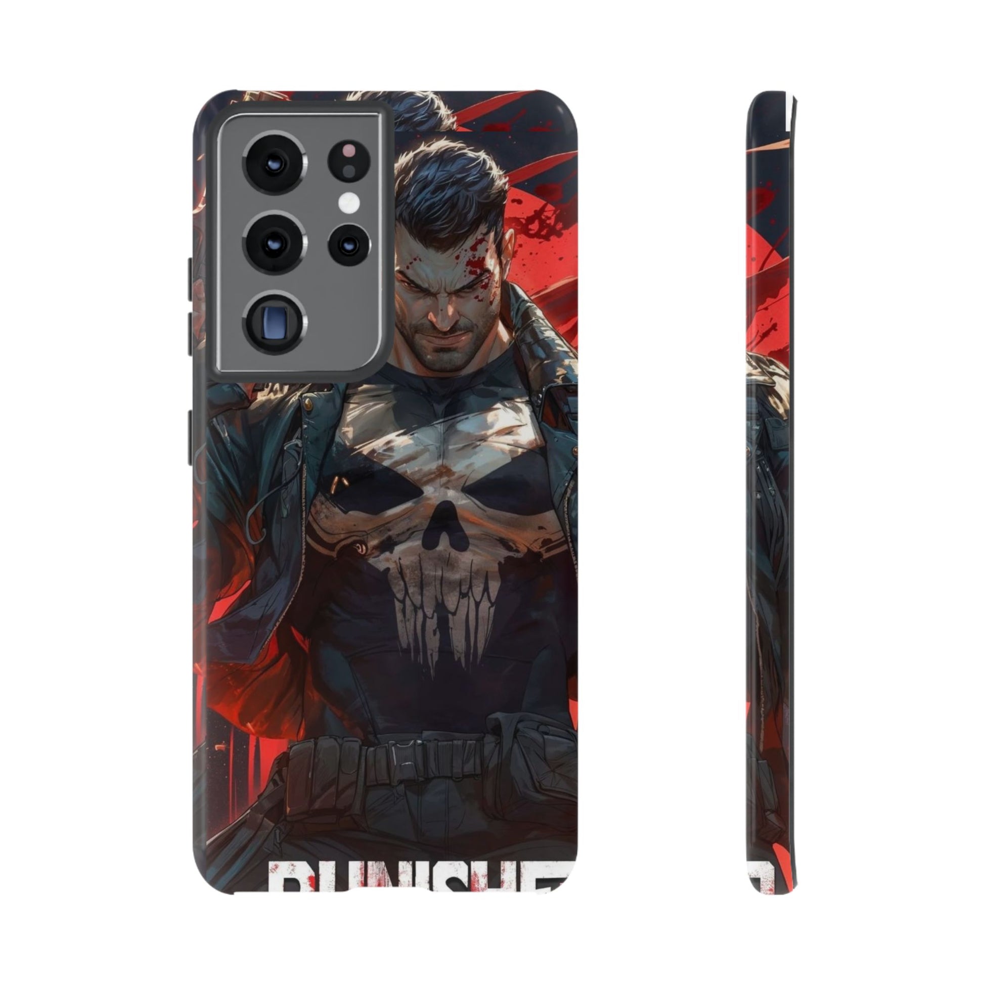 Punisher Tough Cases for iPhones, Samsung, and Pixel
