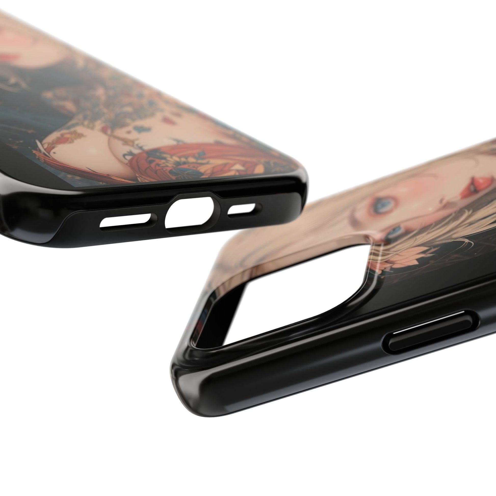 Tattoo Anime Girl Inspired Phone Cases for Iphones & Samsung Phones