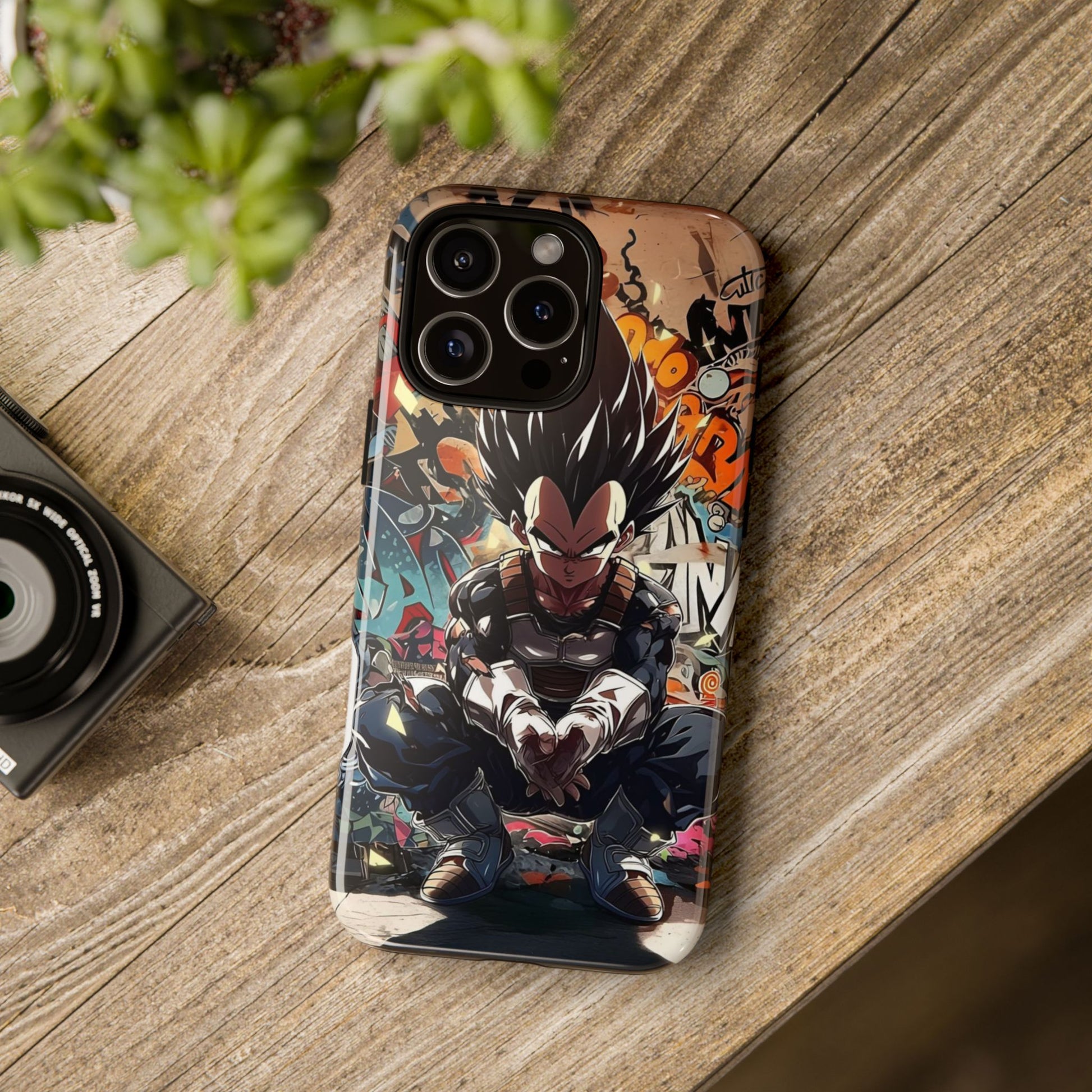 Anime Vegeta Dragon ball Z Tough Cases for iPhones, Samsung, and Pixel