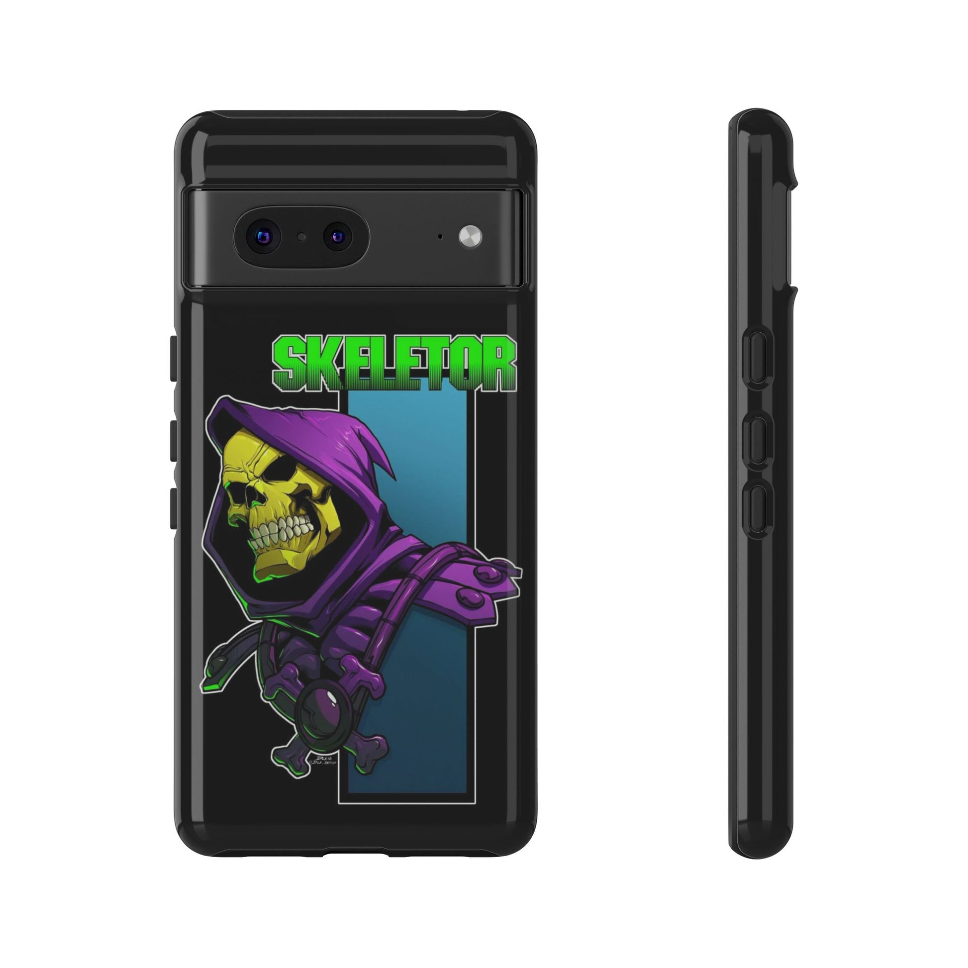 Skeletor Tough Cases for iPhones, Samsung, and Pixel