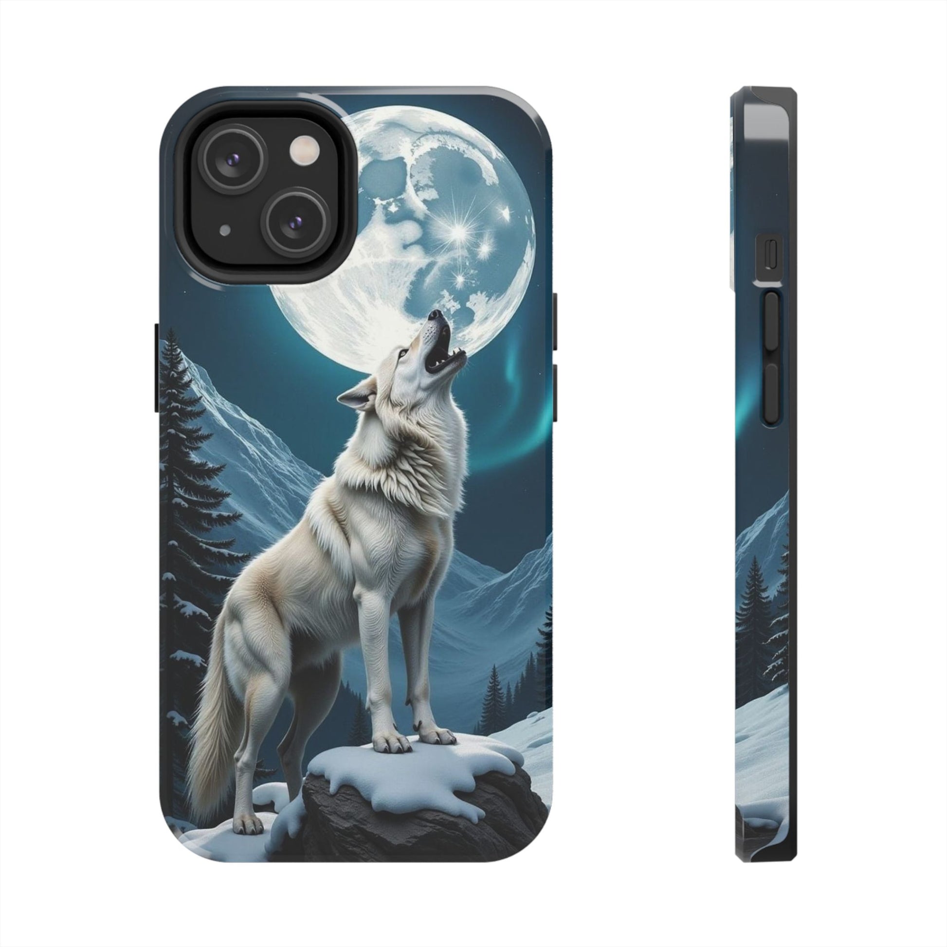 Howling Wolf Theme Phone Cases for iPhones & Samsung Phones
