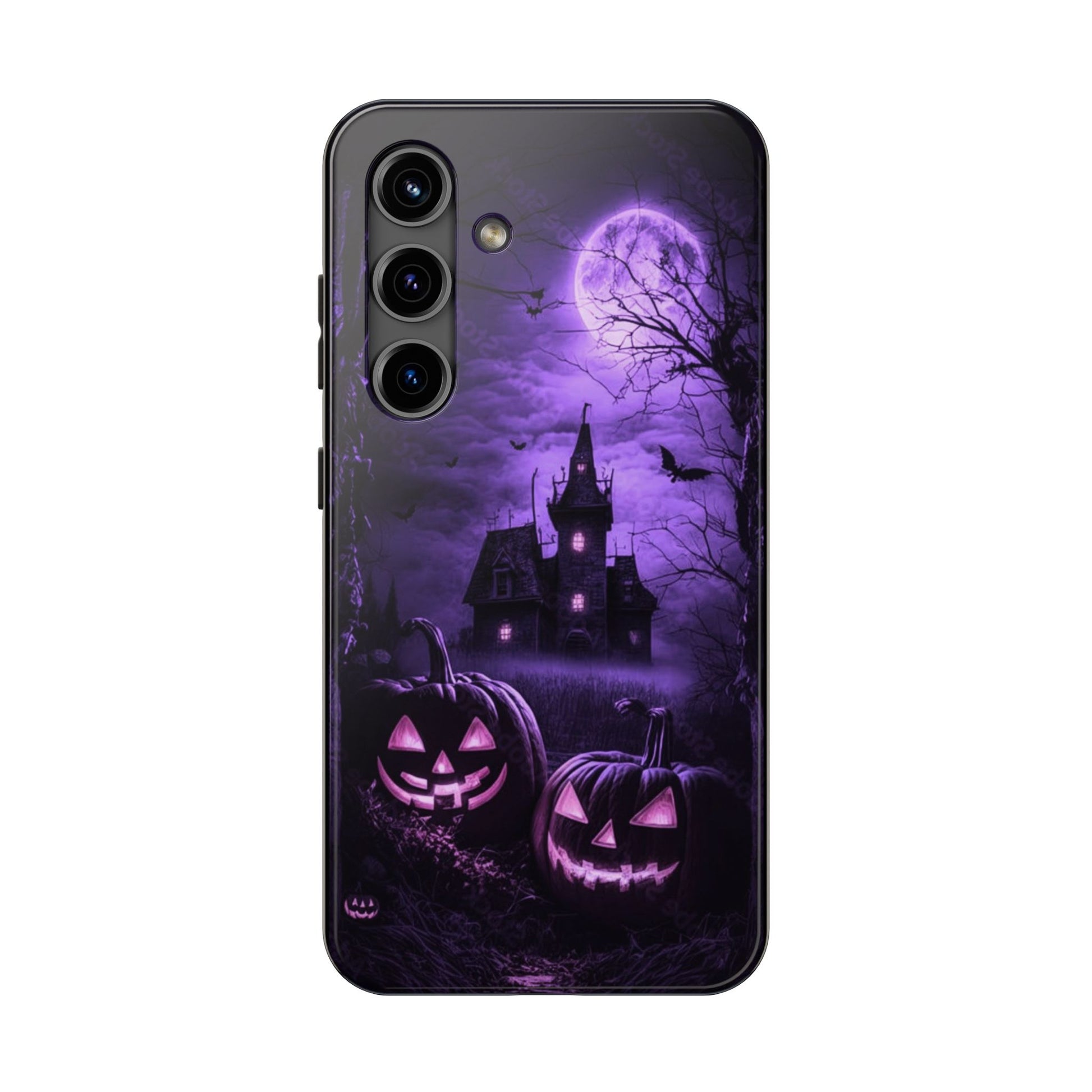 Haunted House Halloween Theme Phone Cases for iPhones & Samsung Phones