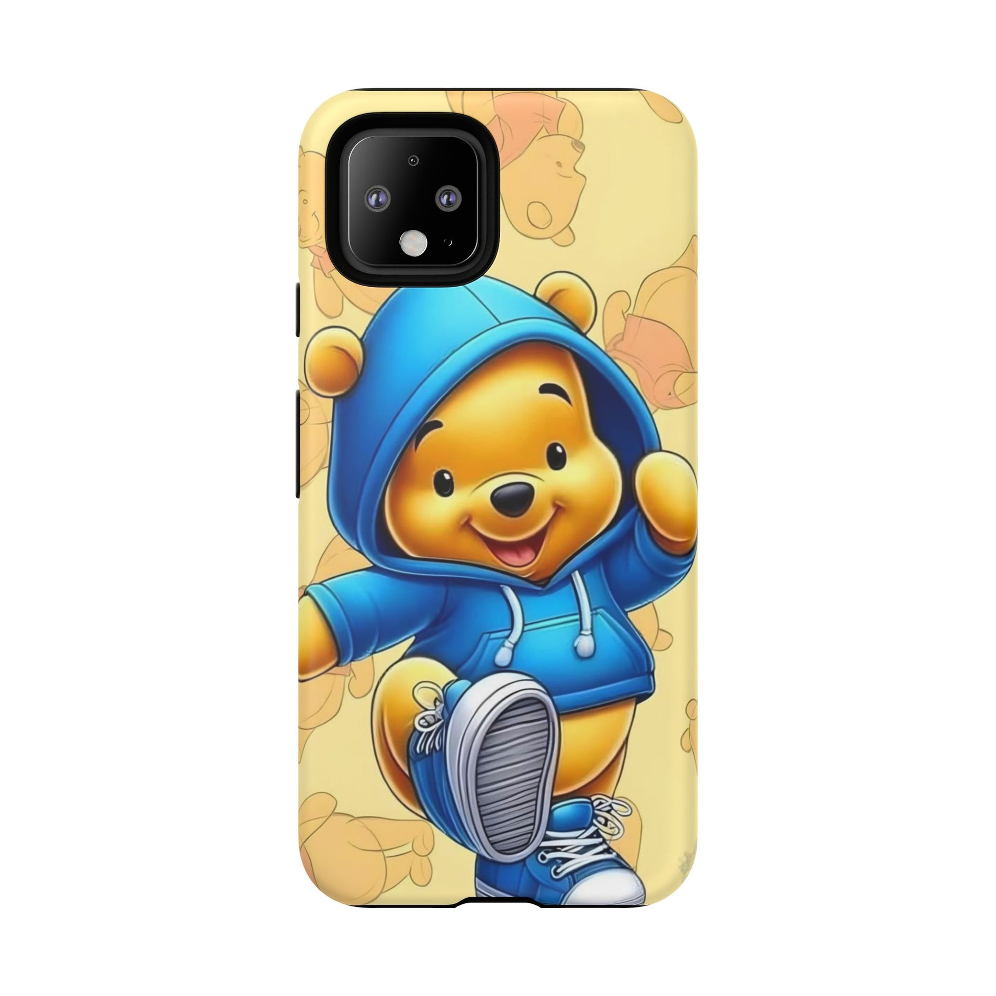 Cute Pooh Bear Phone Case, Tough Case