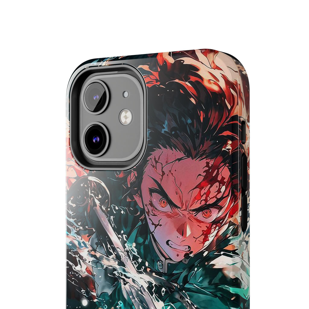 Demon Slayer Tanjiro Art Phone Case for iPhone & Samsung Galaxy Phones