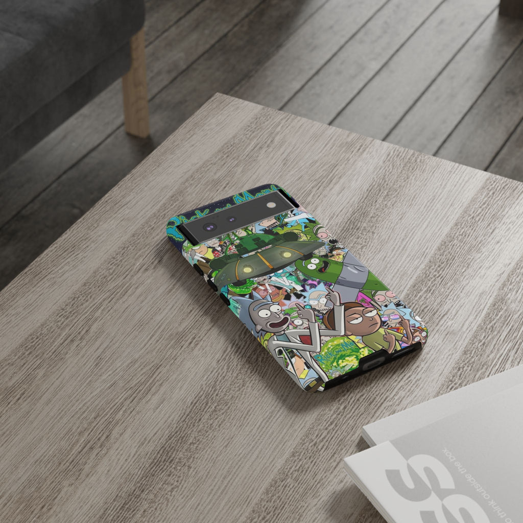 Rick and Morty Phone Case, Tough Cases for iPhones, Samsung, and Pixel