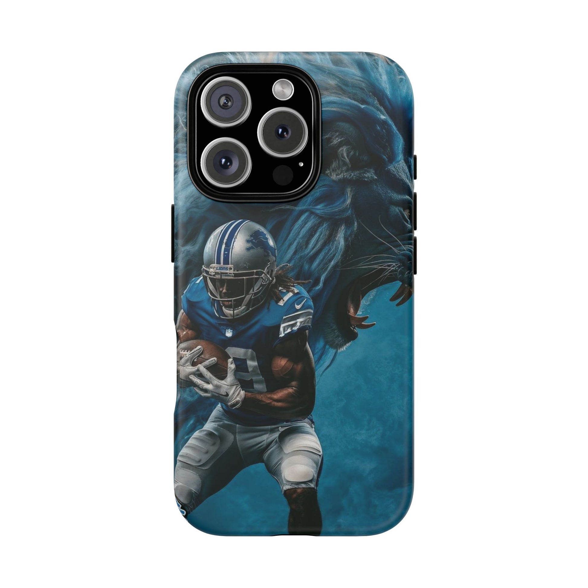Detroit Lions Player Football Phone Case, Tough Cases for iPhones, Samsung, and Pixel
