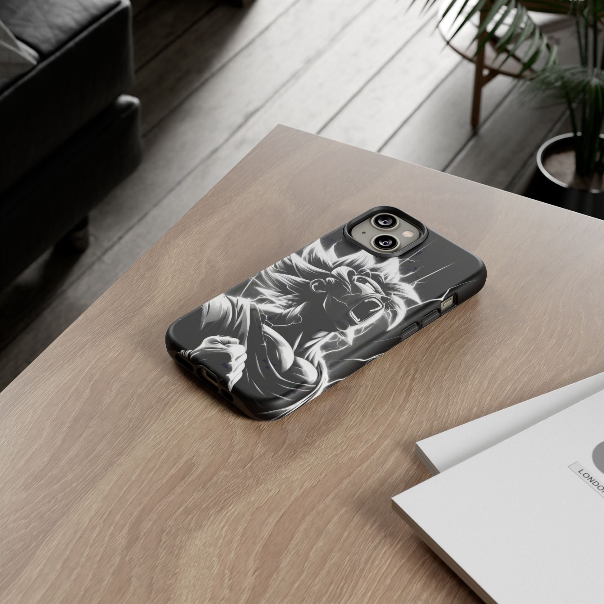 Anime Saiyan Rage Dragon ball Z Tough Cases for iPhones, Samsung, and Pixel