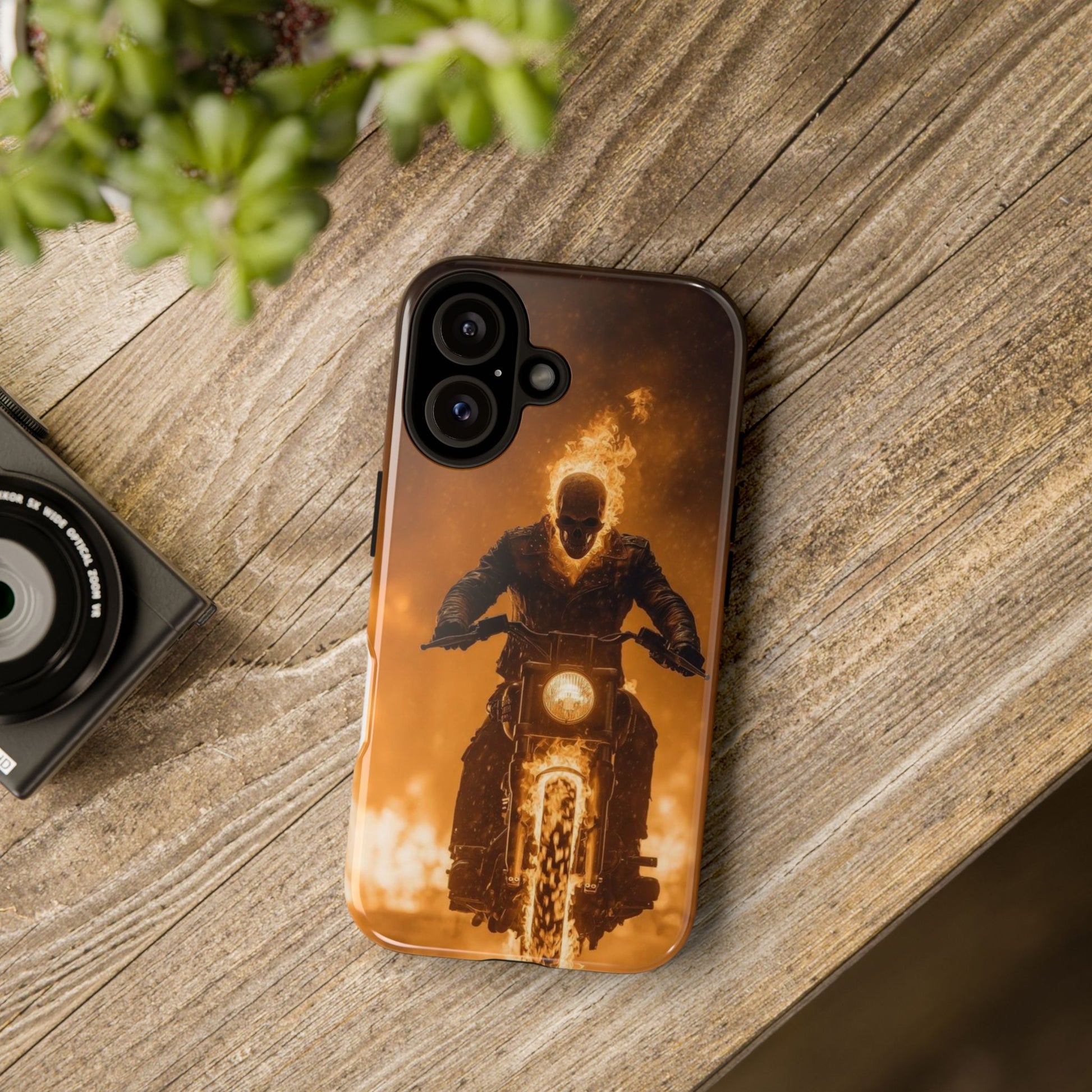 Marvel's Ghostrider Tough Cases for iPhones, Samsung, and Pixel