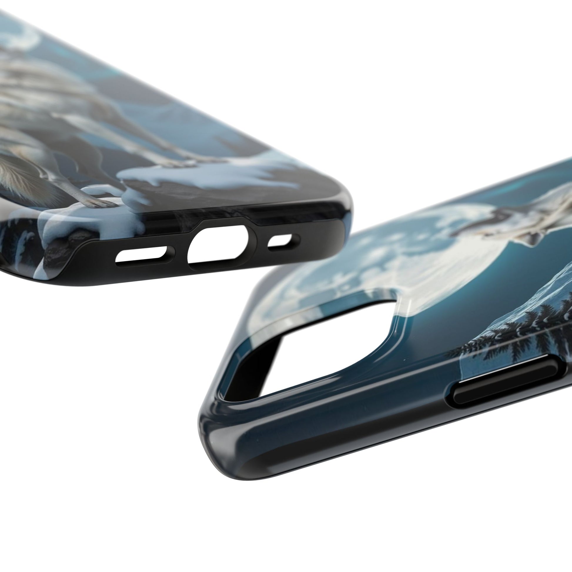 Howling Wolf Theme Phone Cases for iPhones & Samsung Phones
