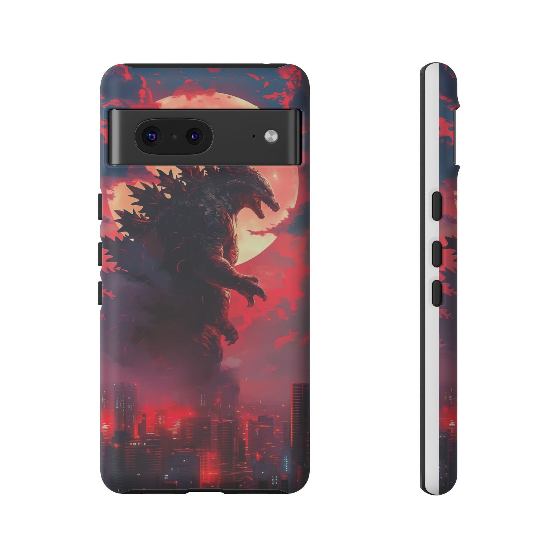 King of Monsters Godzilla Tough Phone Cases for iPhones, Samsung, and Pixel