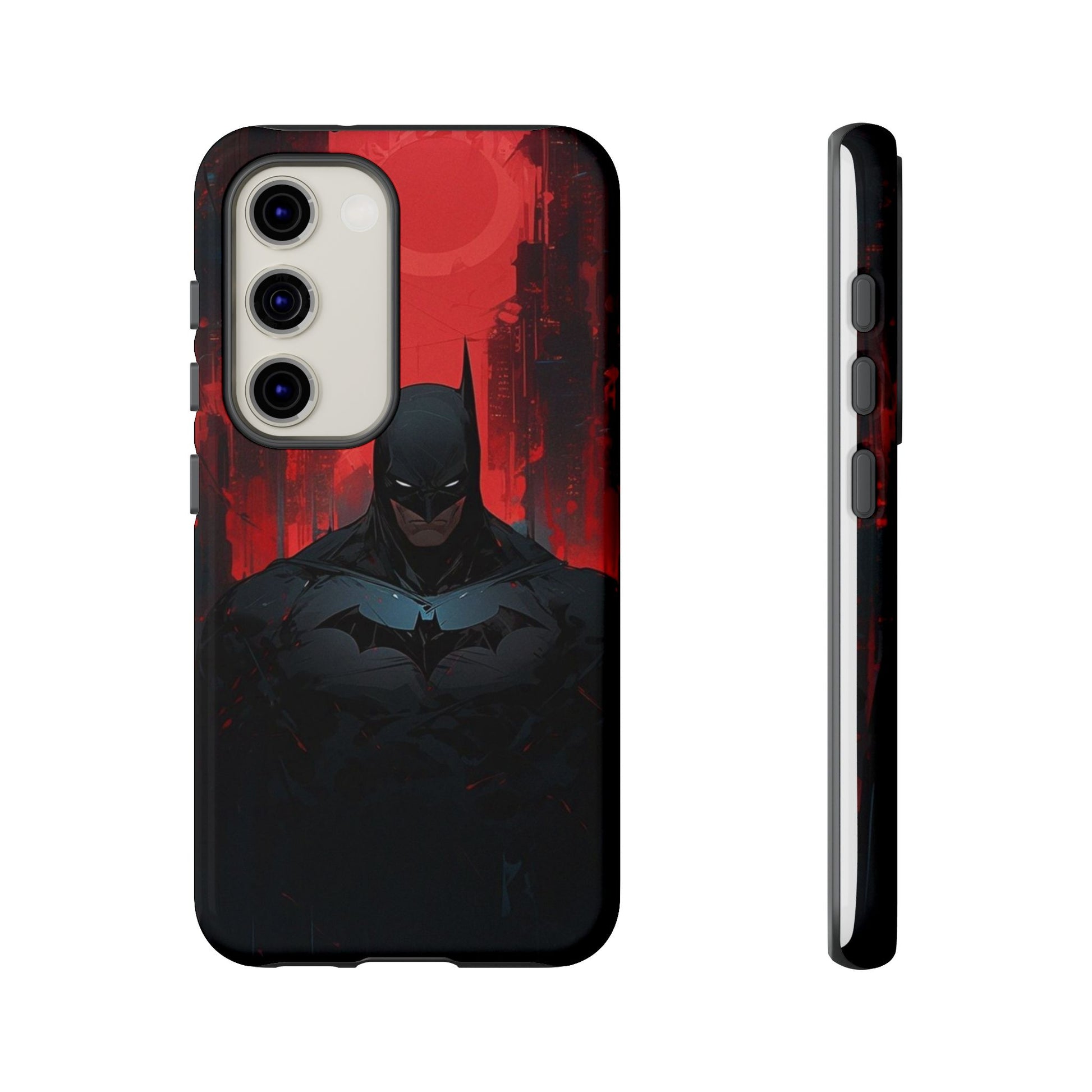 The Dark Knight Batman Tough Cases for iPhones, Samsung, and Pixel