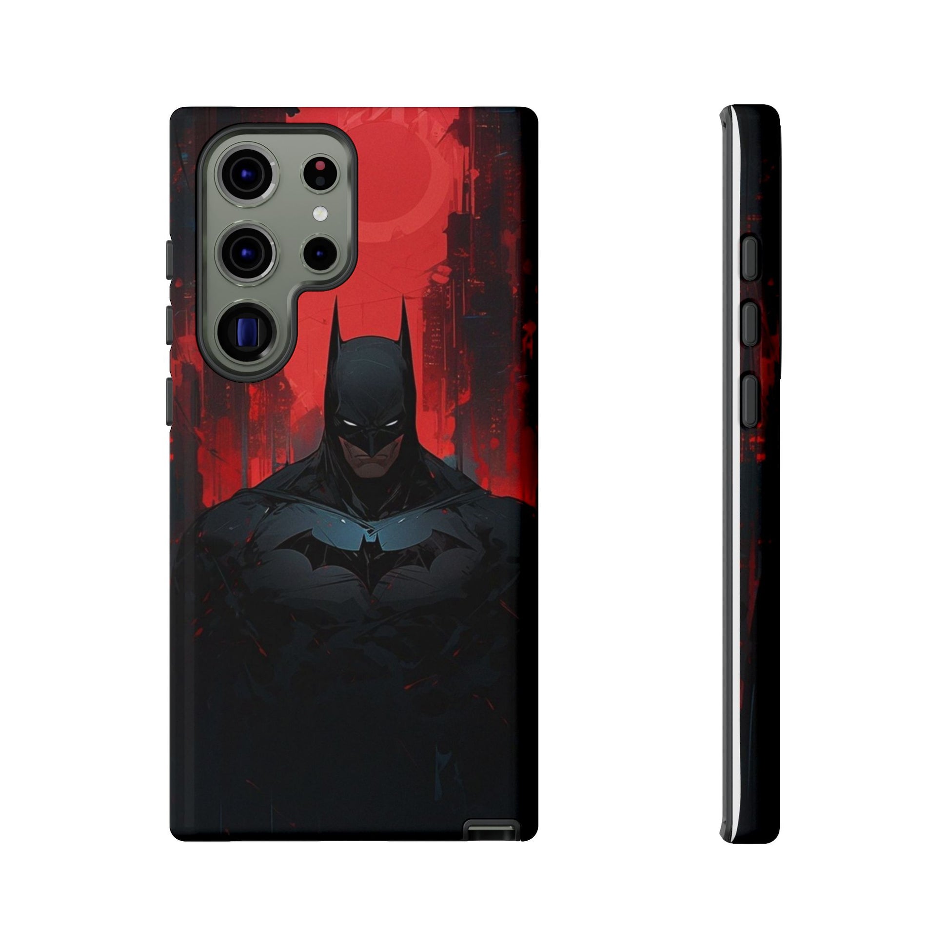 The Dark Knight Batman Tough Cases for iPhones, Samsung, and Pixel