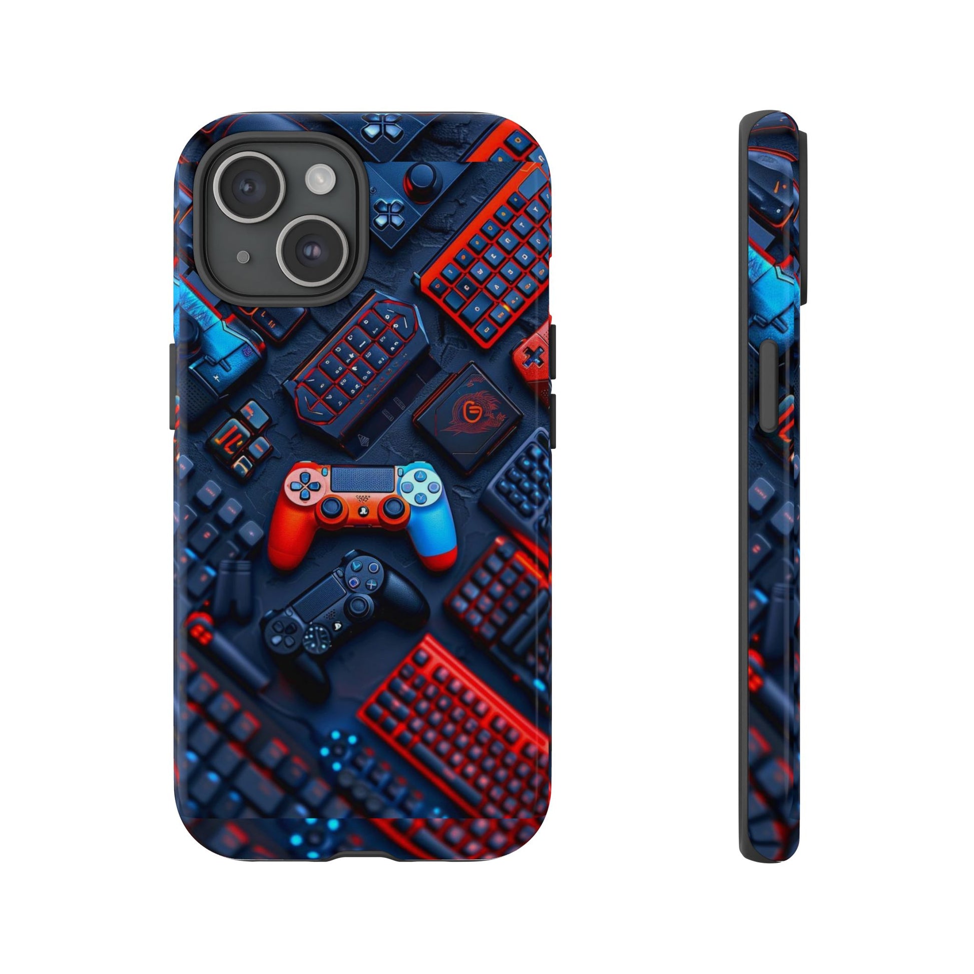 Gamer Themed Controllers Tough Cases for iPhones, Samsung, and Pixel