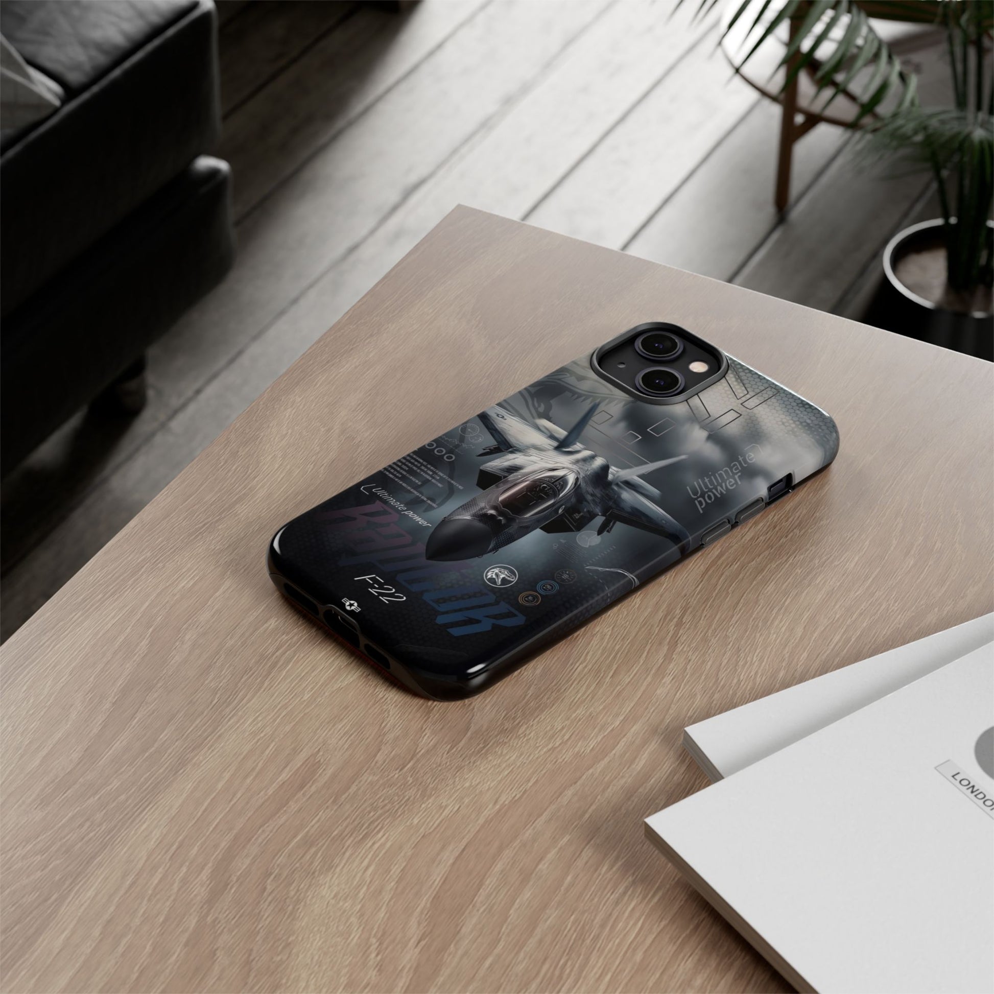 F-22 Raptor Fighter Jet Tough Cases for iPhones, Samsung, and Pixel