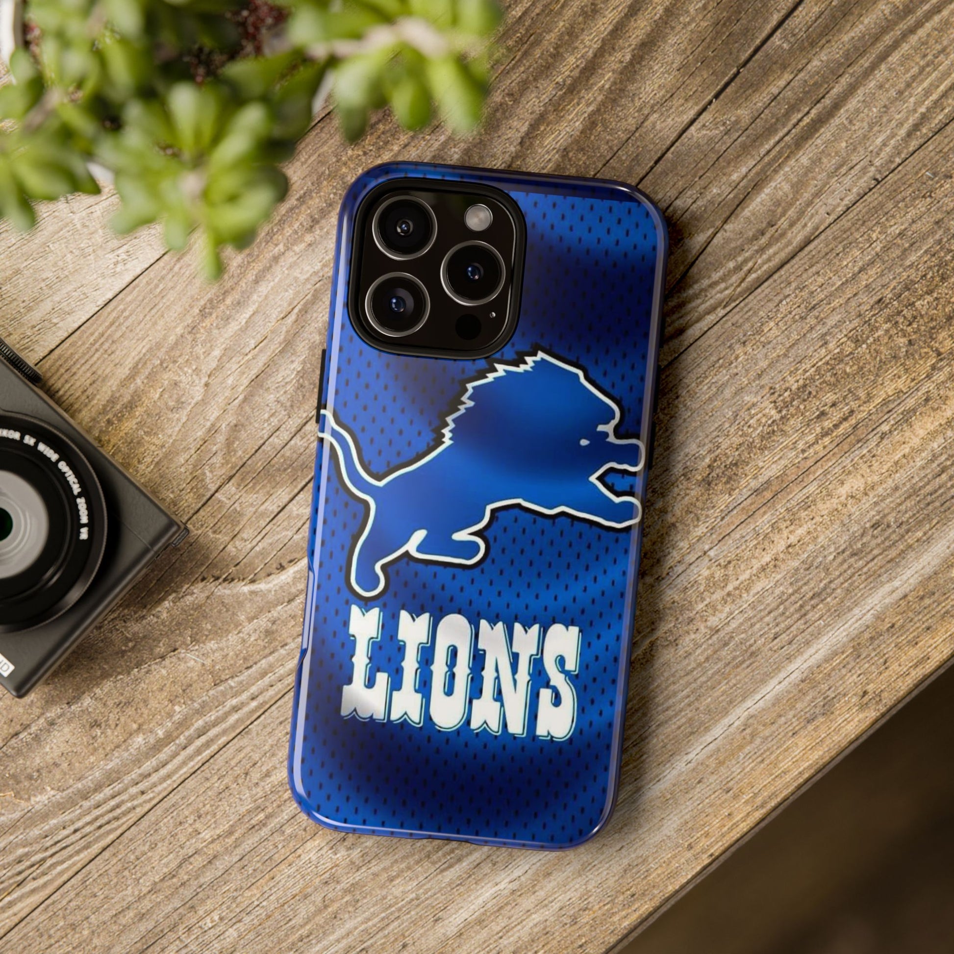 Detroit Lions Football Jersey Phone Case, Tough Cases for iPhones, Samsung, and Pixel