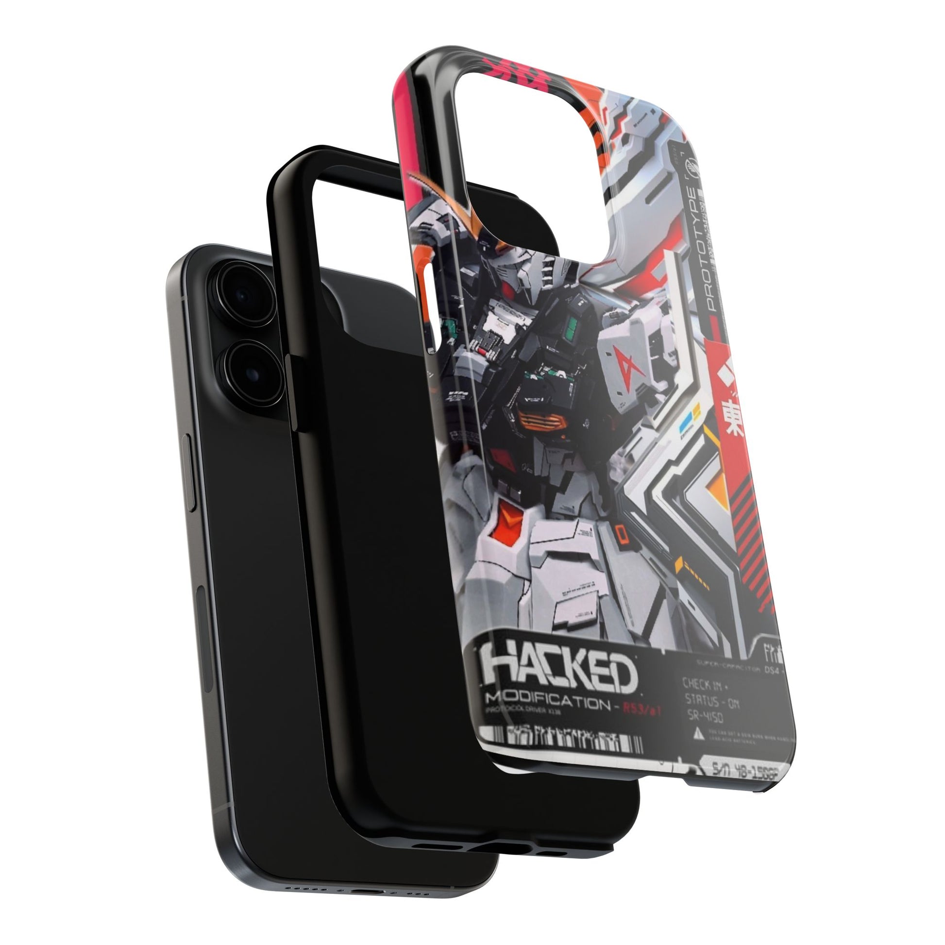 Anime Mecha Warrior Phone Case for iPhone & Samsung Galaxy Phones