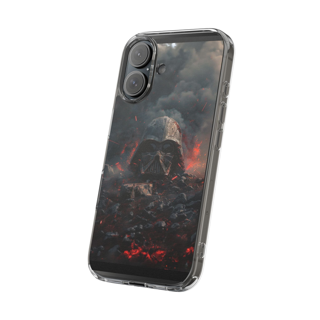 Space Battle Damaged Helmet Clear Case for Space movie fans