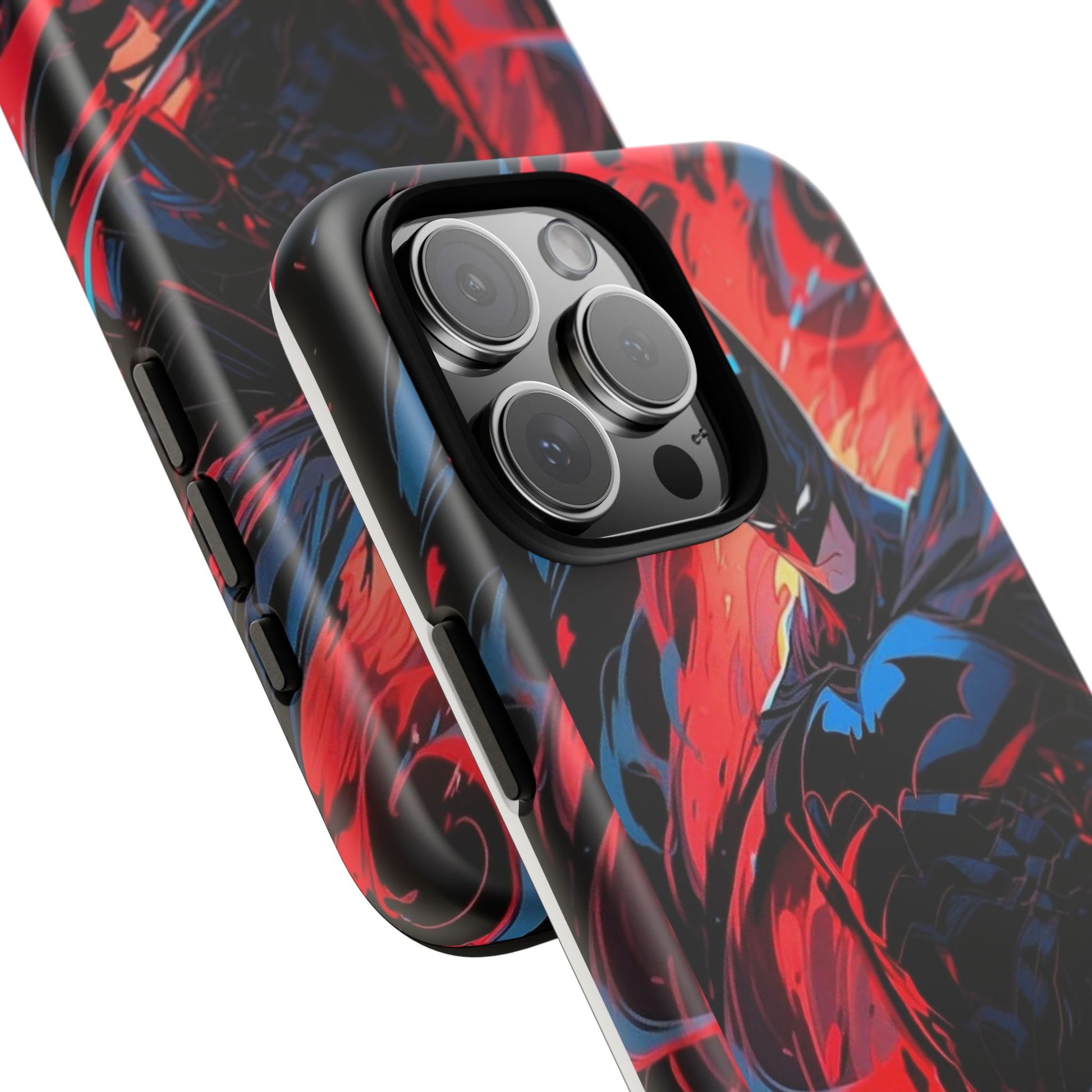 The Dark Knight Batman Art Tough Cases for iPhones, Samsung, and Pixel