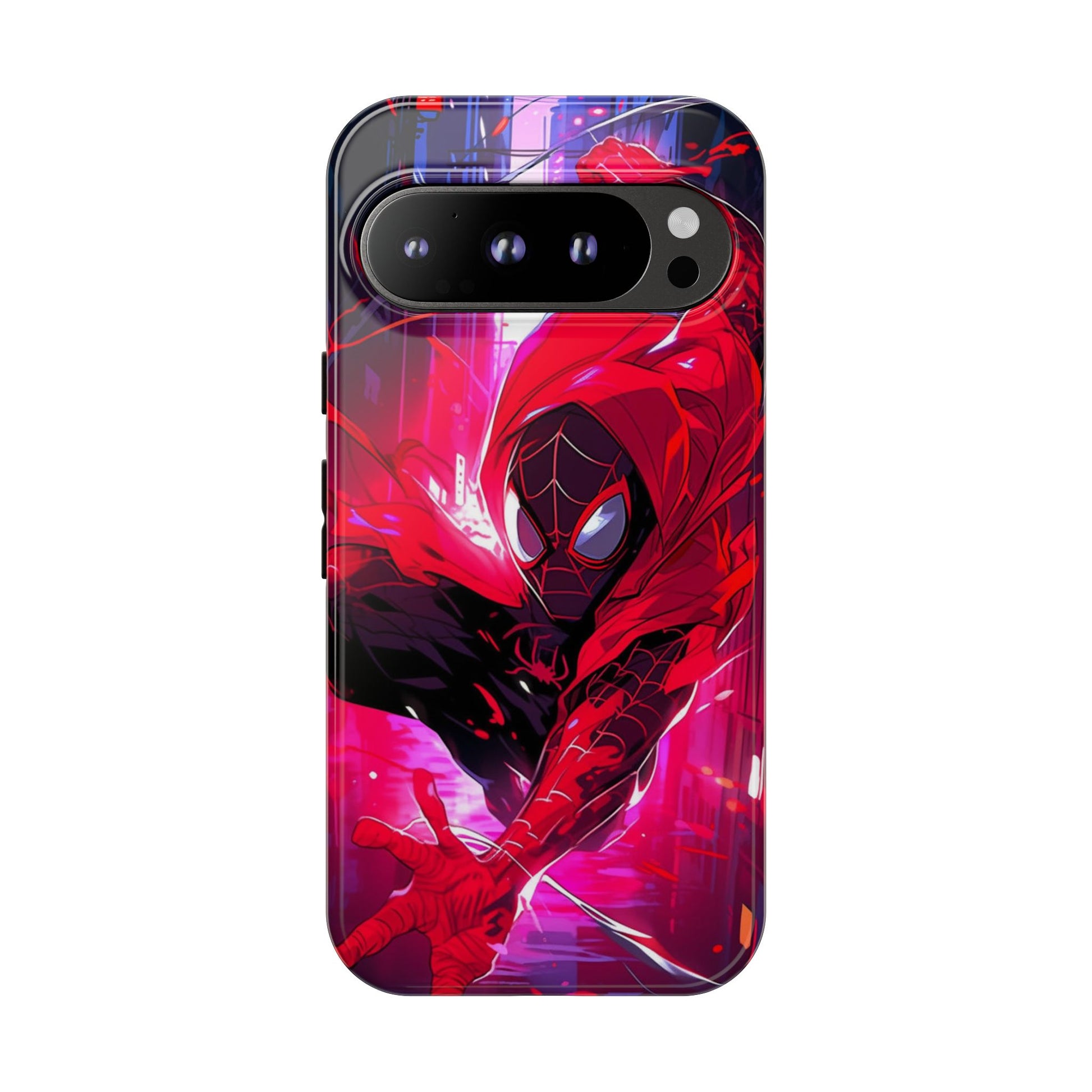 Miles Morales Spiderman Phone Case, Tough Cases for iPhones, Samsung, and Pixel