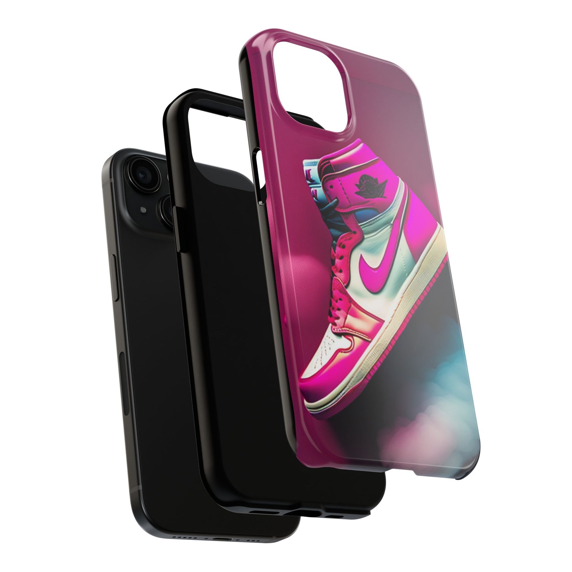 Pink Jordan Sneakers Phone Cases for iPhones & Samsung Phones