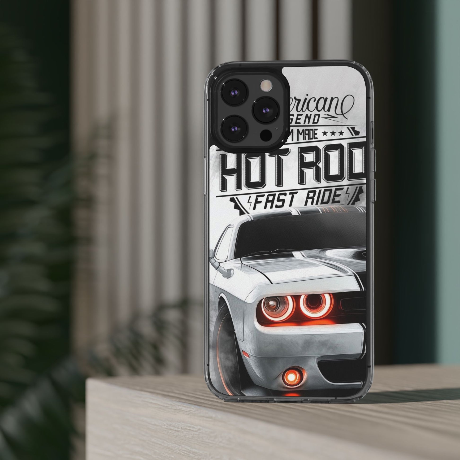 American Hot Rod Hell Cat Case for iPhone and Samsung phone