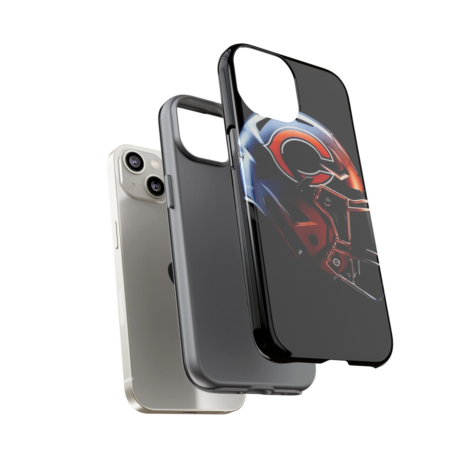 Football Helmet Chicago Bears Phone Case, Tough Cases for iPhones, Samsung, and Pixel