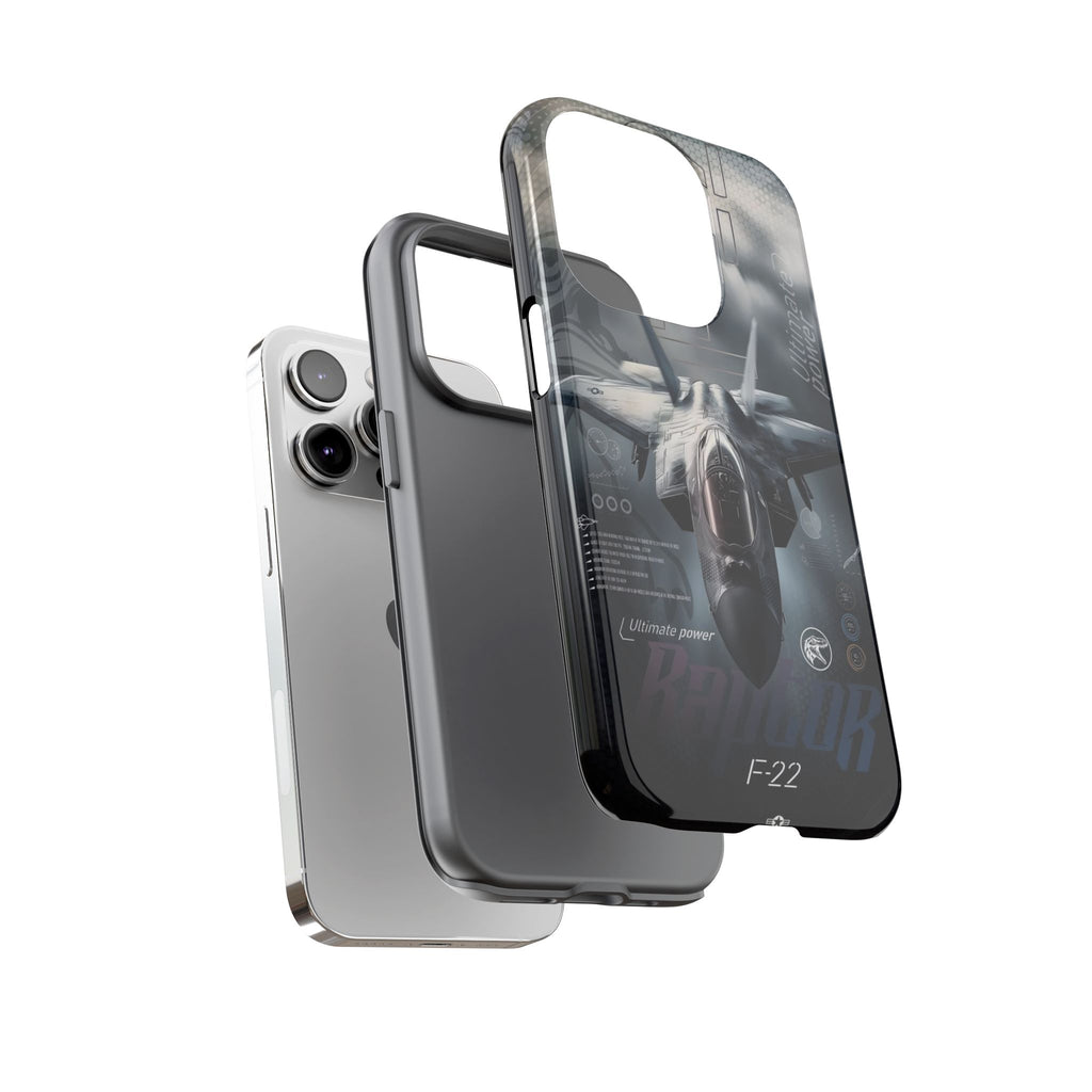 F-22 Raptor Fighter Jet Tough Cases for iPhones, Samsung, and Pixel