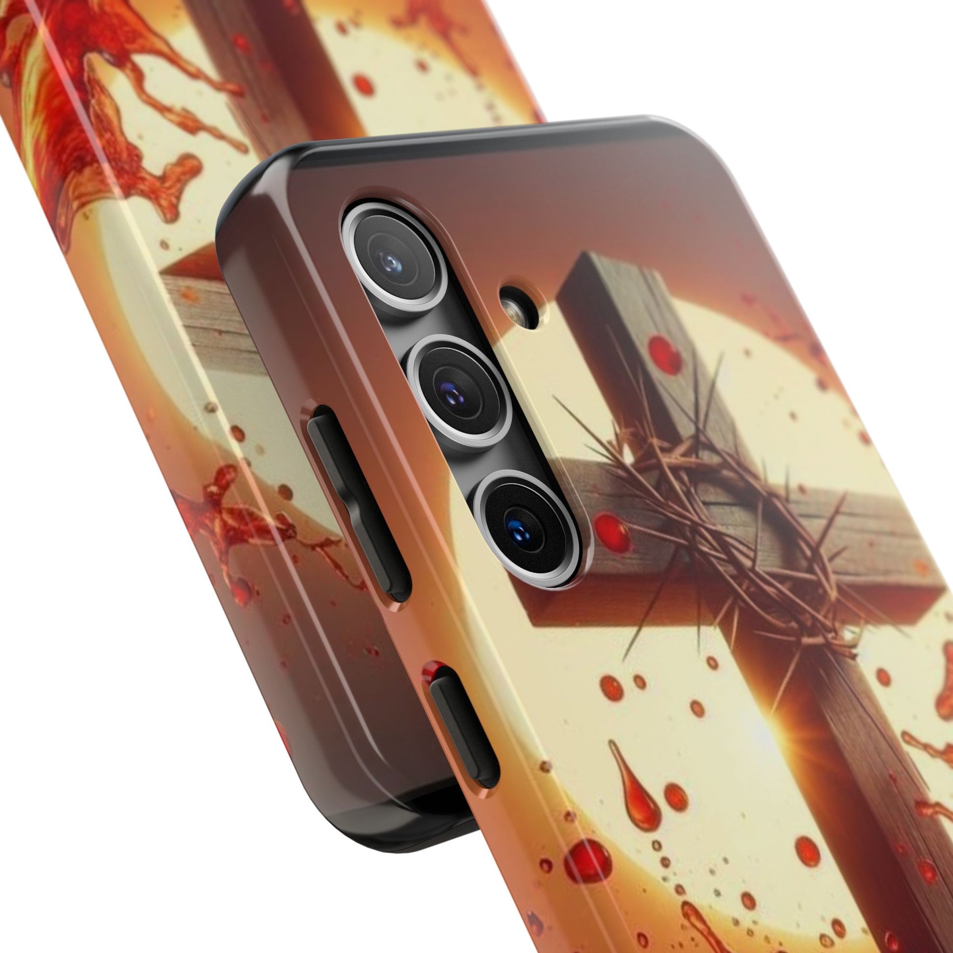 Blood of Christ Christian Theme Phone Cases for iPhones & Samsung Phones