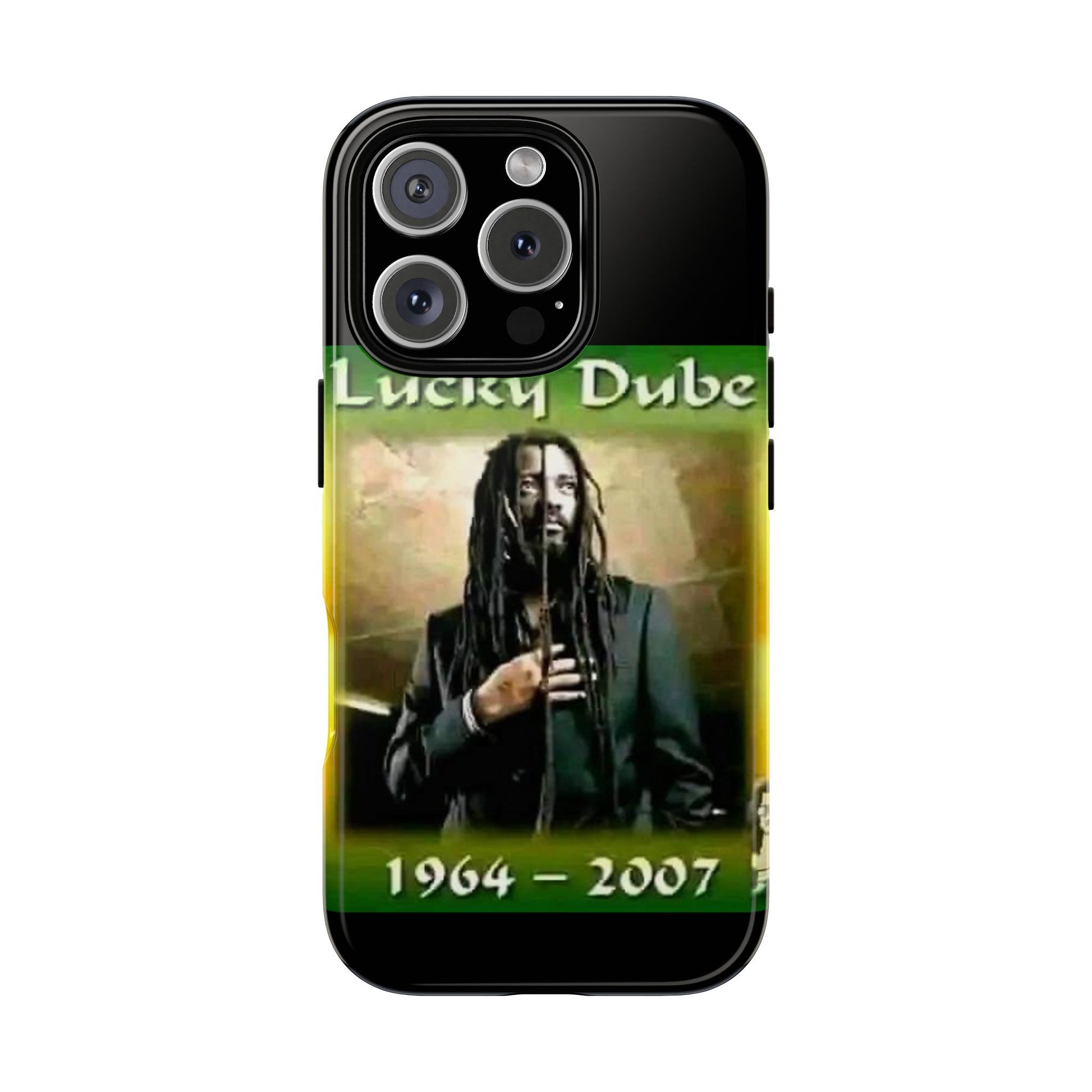 Lucky Dube Tough Cases for iPhones, Samsung, and Pixel