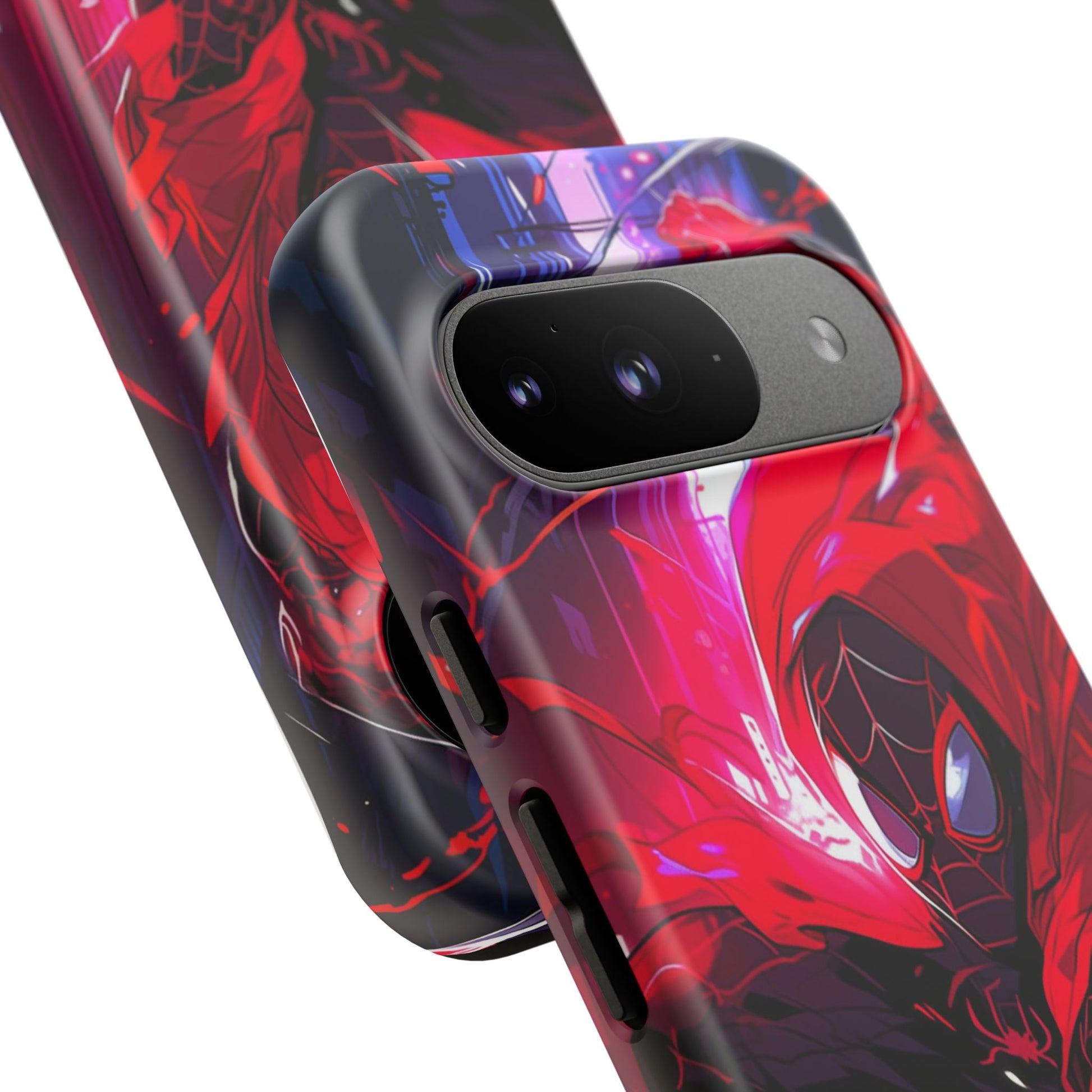 Miles Morales Spiderman Phone Case, Tough Cases for iPhones, Samsung, and Pixel