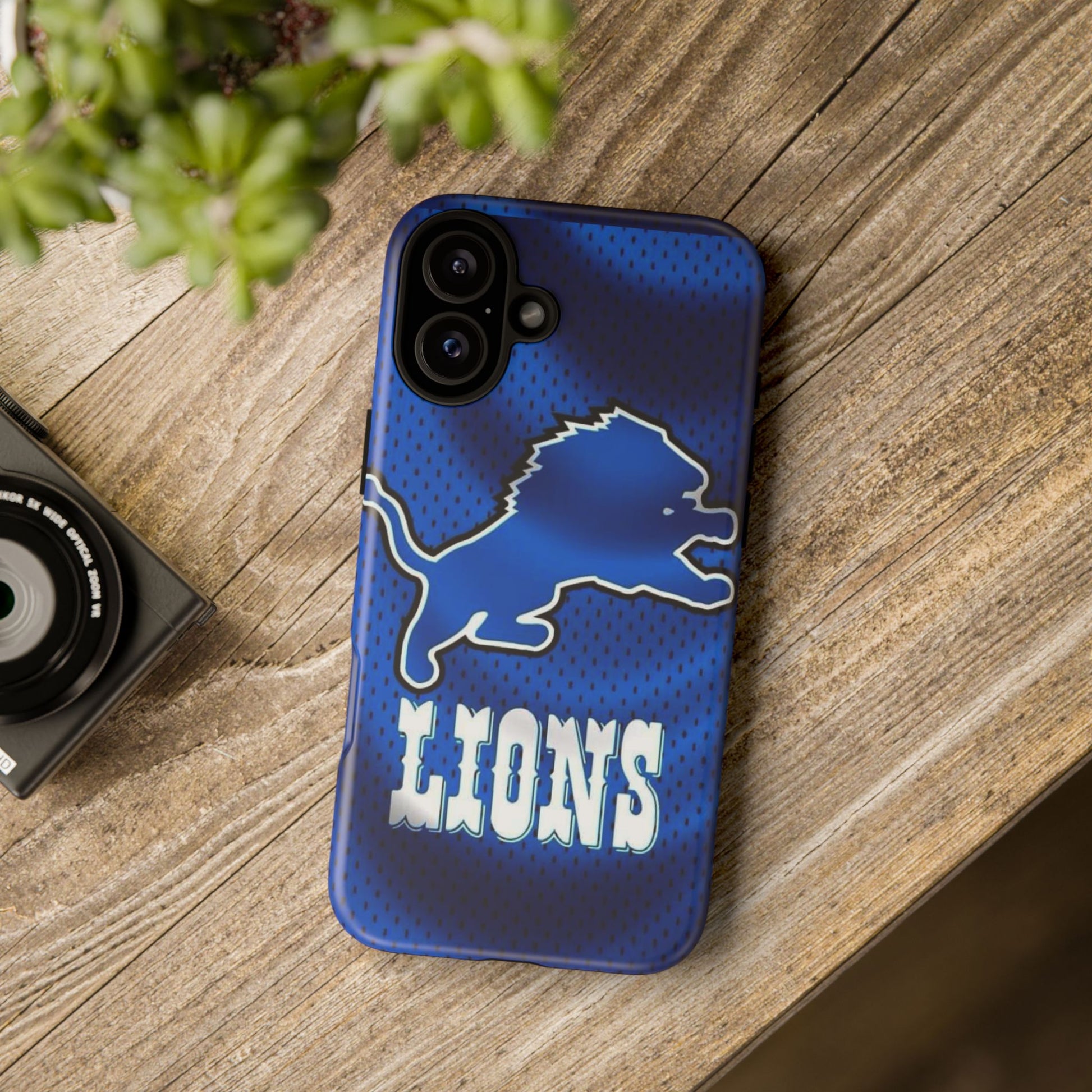 Detroit Lions Football Jersey Phone Case, Tough Cases for iPhones, Samsung, and Pixel