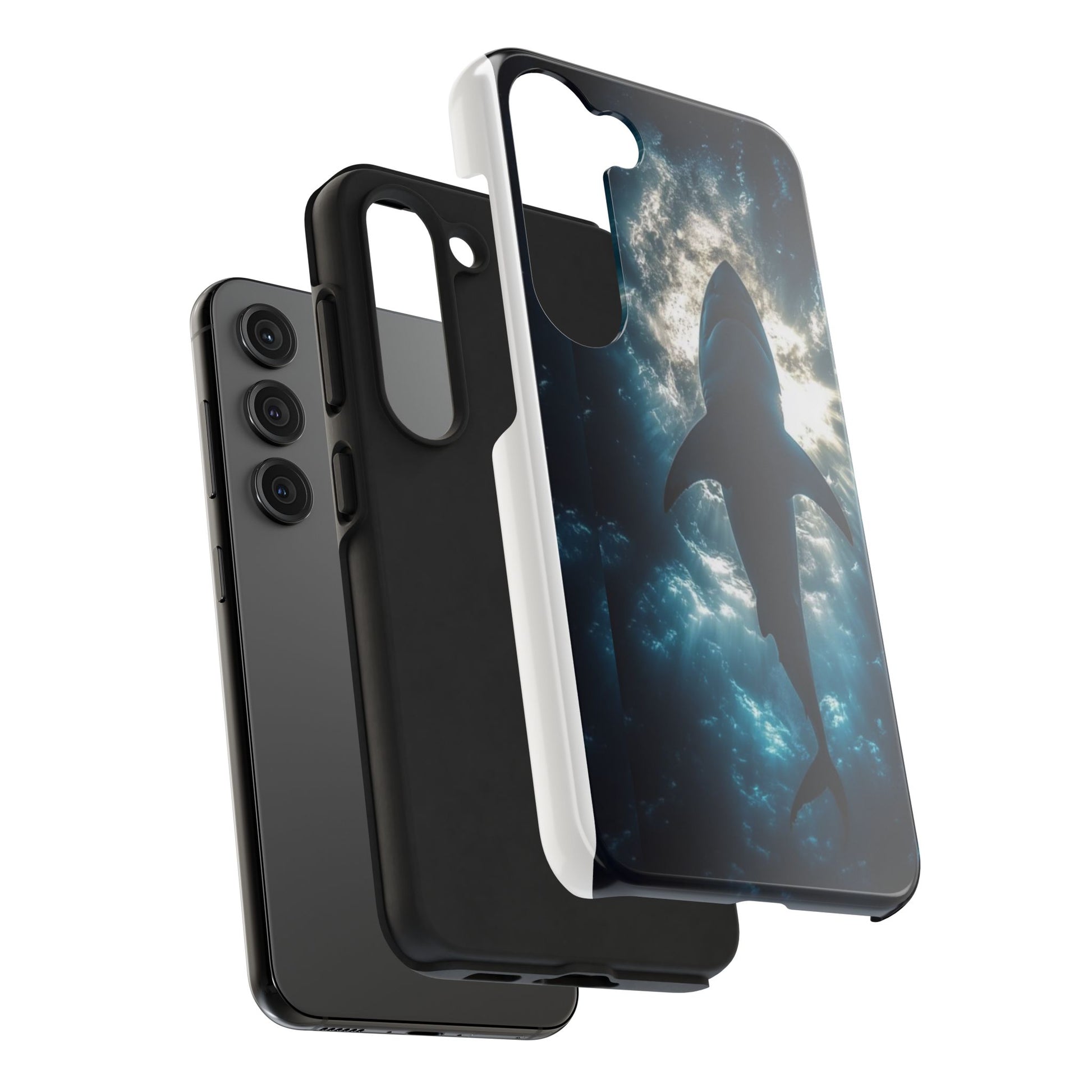 Great White Shark Themed Tough Phone Cases for Iphones & Samsung Phones