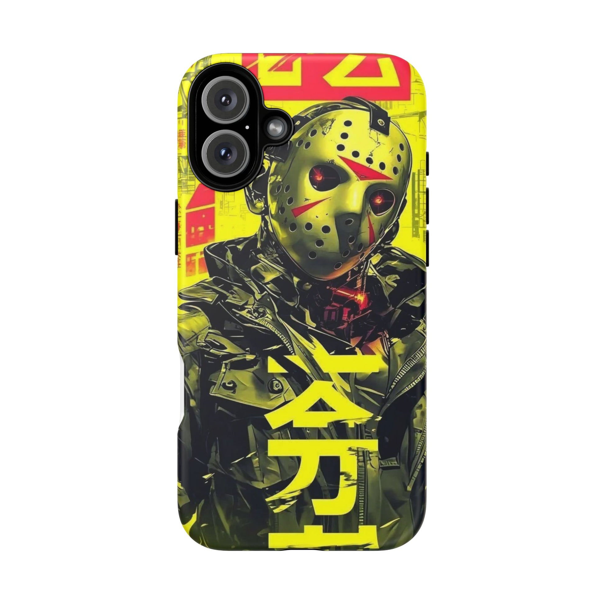 Cyberpunk X Jason Voorhees Tough Cases for iPhones, Samsung, and Pixel