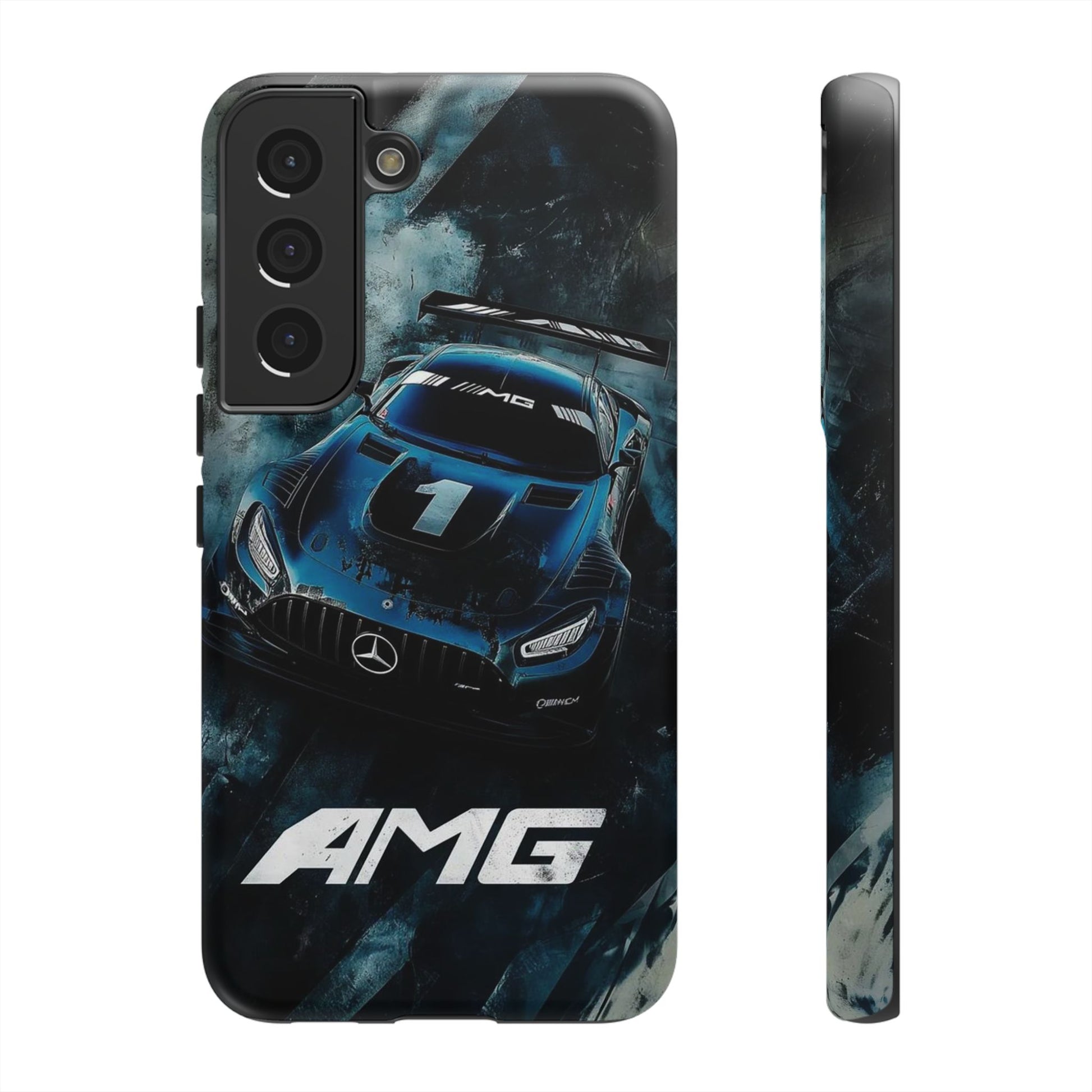 Mercedes AMG Racing Car Tough Cases for iPhones, Samsung, and Pixel