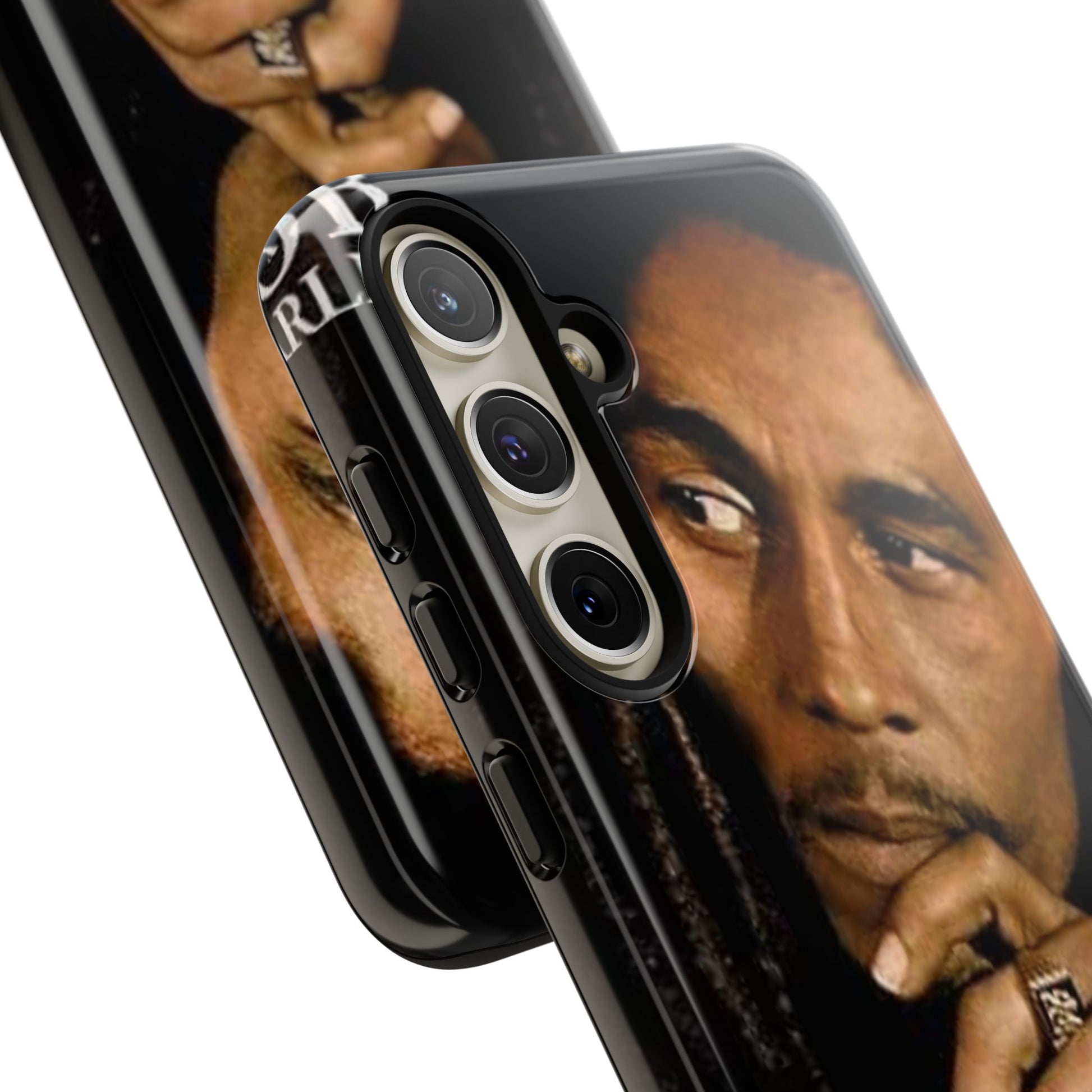 Marley Reggae Tough Cases for iPhones, Samsung, and Pixel