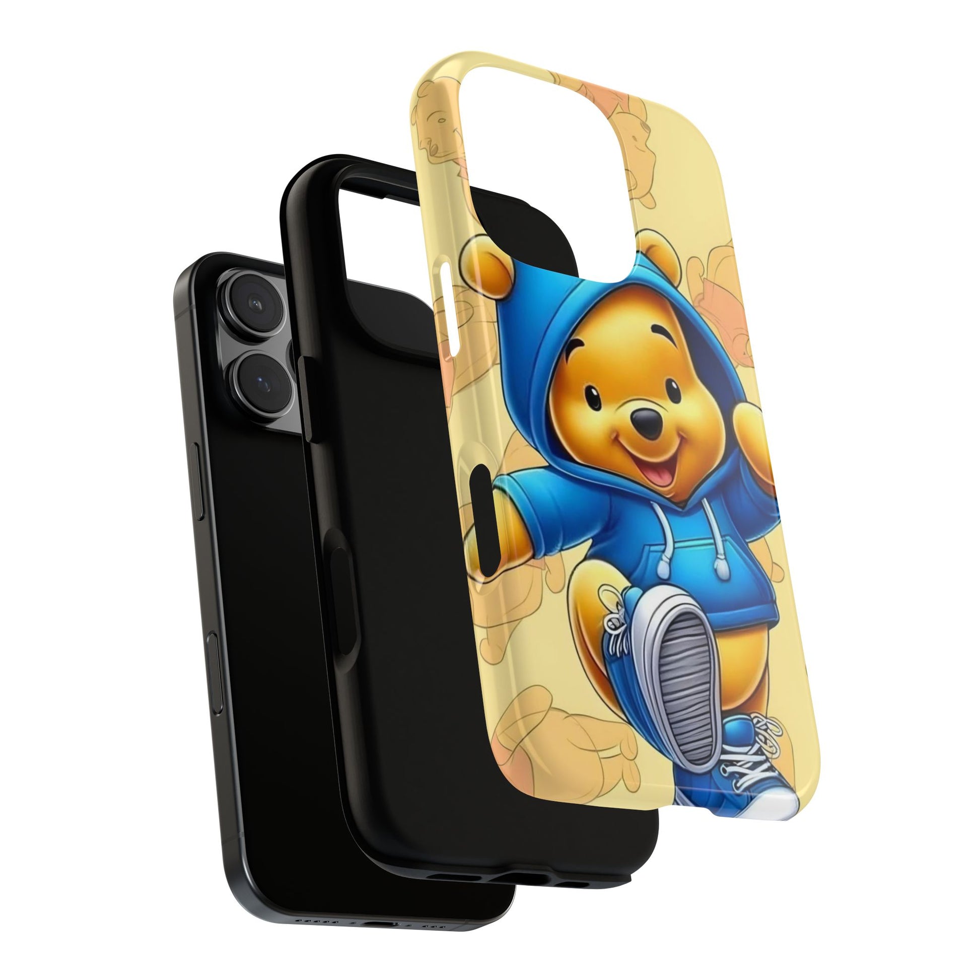 Cute Pooh Bear Phone Case, Tough Case