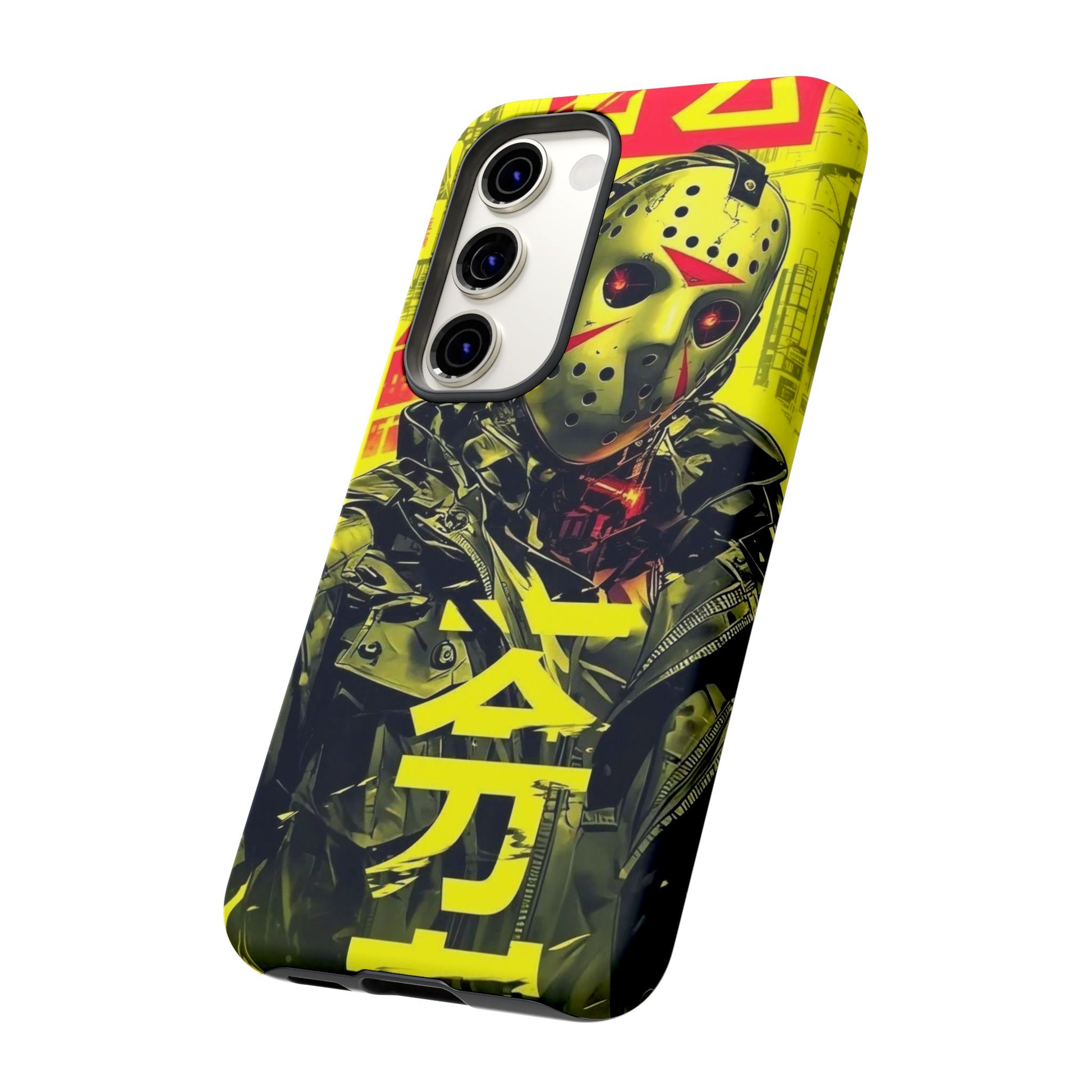 Cyberpunk X Jason Voorhees Tough Cases for iPhones, Samsung, and Pixel