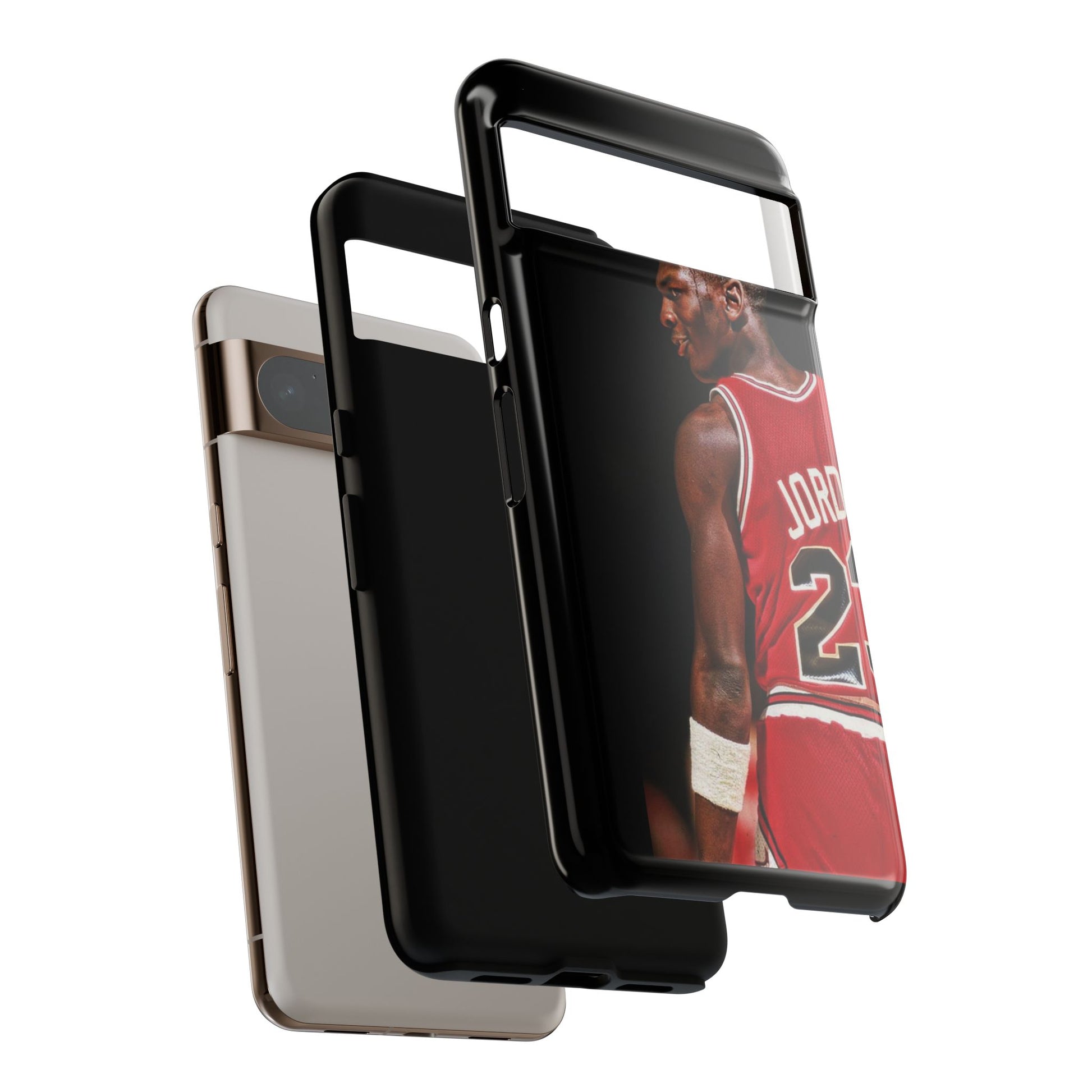 Basketball Legend Michael Jordan Tough Cases for iPhones, Samsung, and Pixel