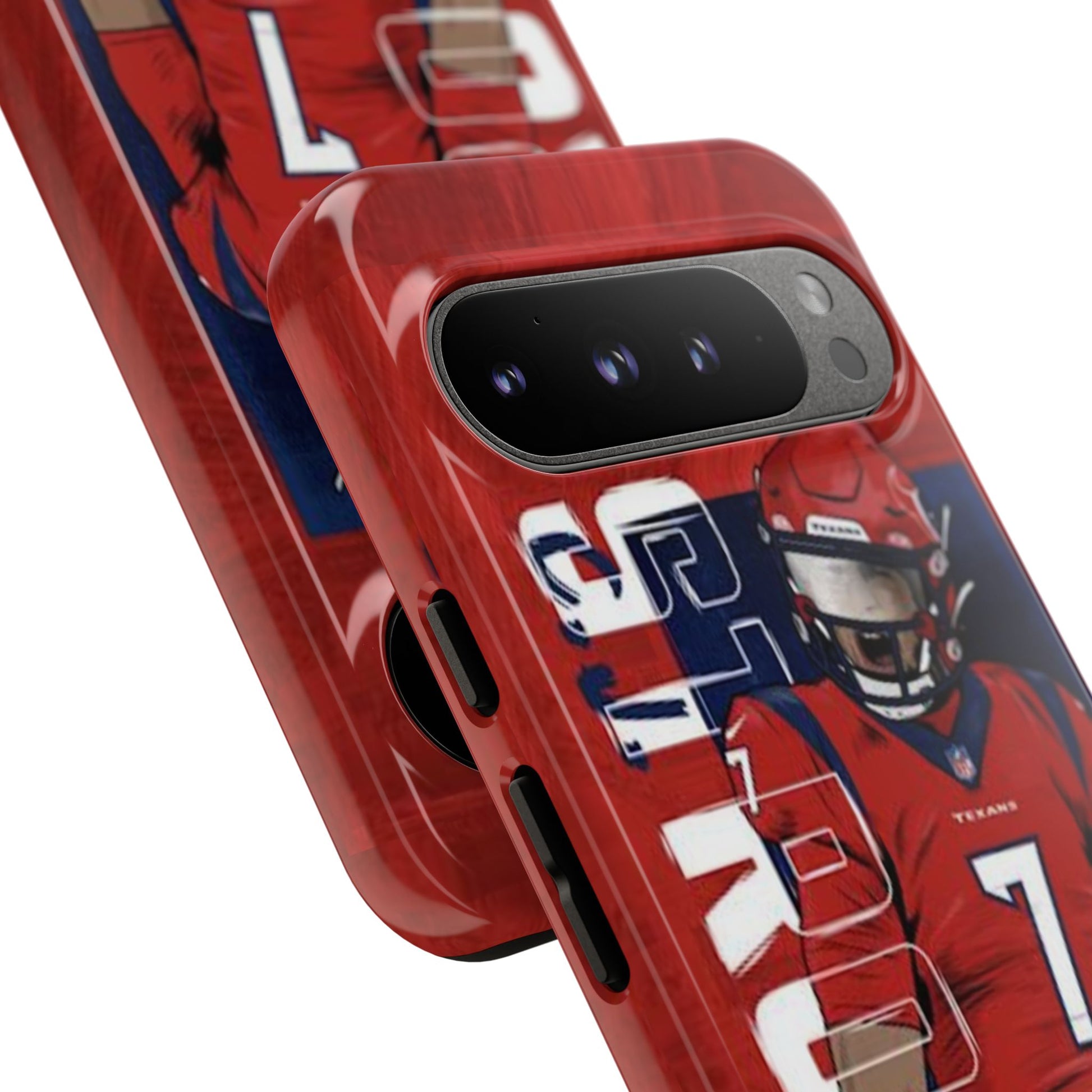Houston Texans Football CJ Stroud Tough Cases for iPhones, Samsung, and Pixel