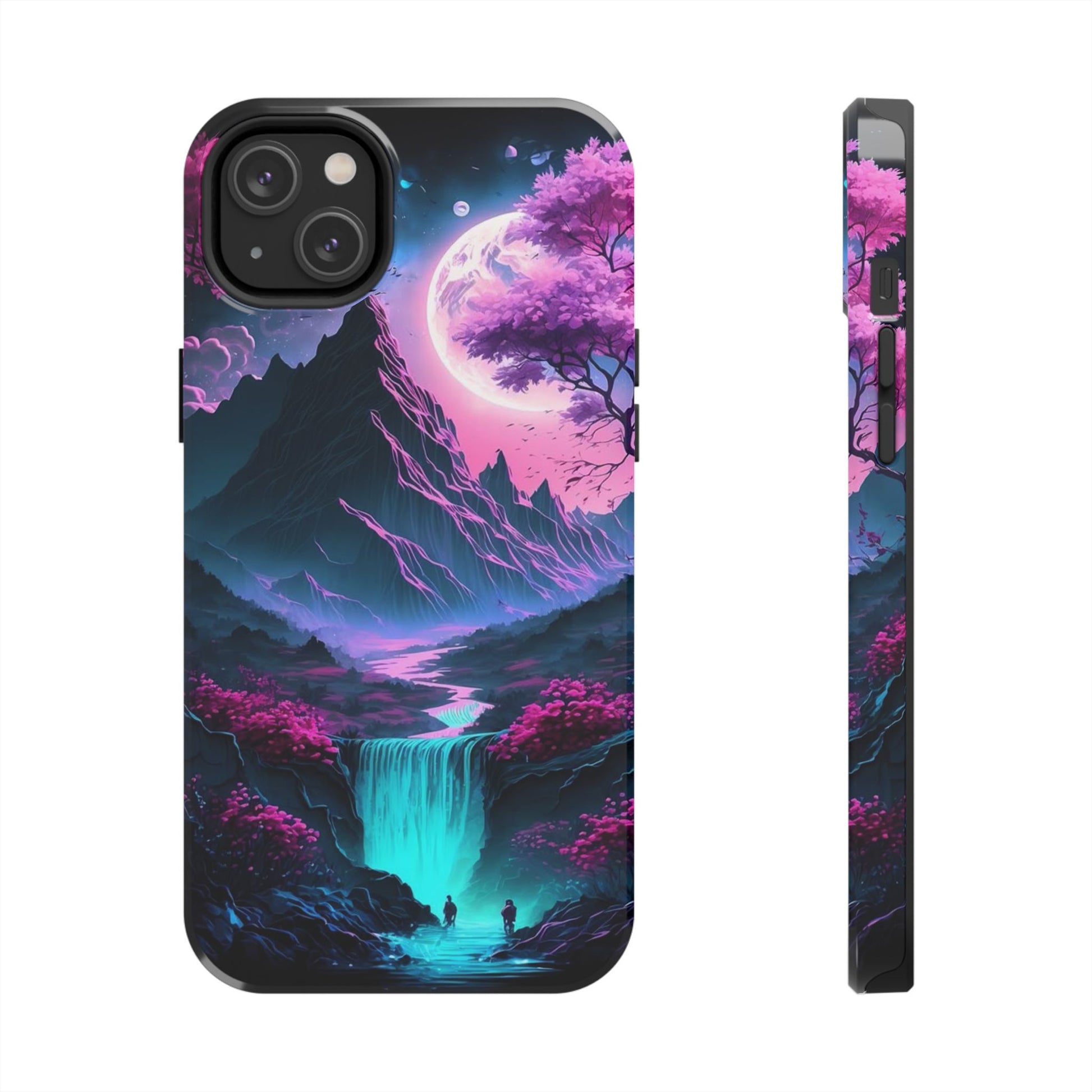 Cherry Blossoms in Japan Themed Tough Phone Cases for Iphones & Samsung Phones