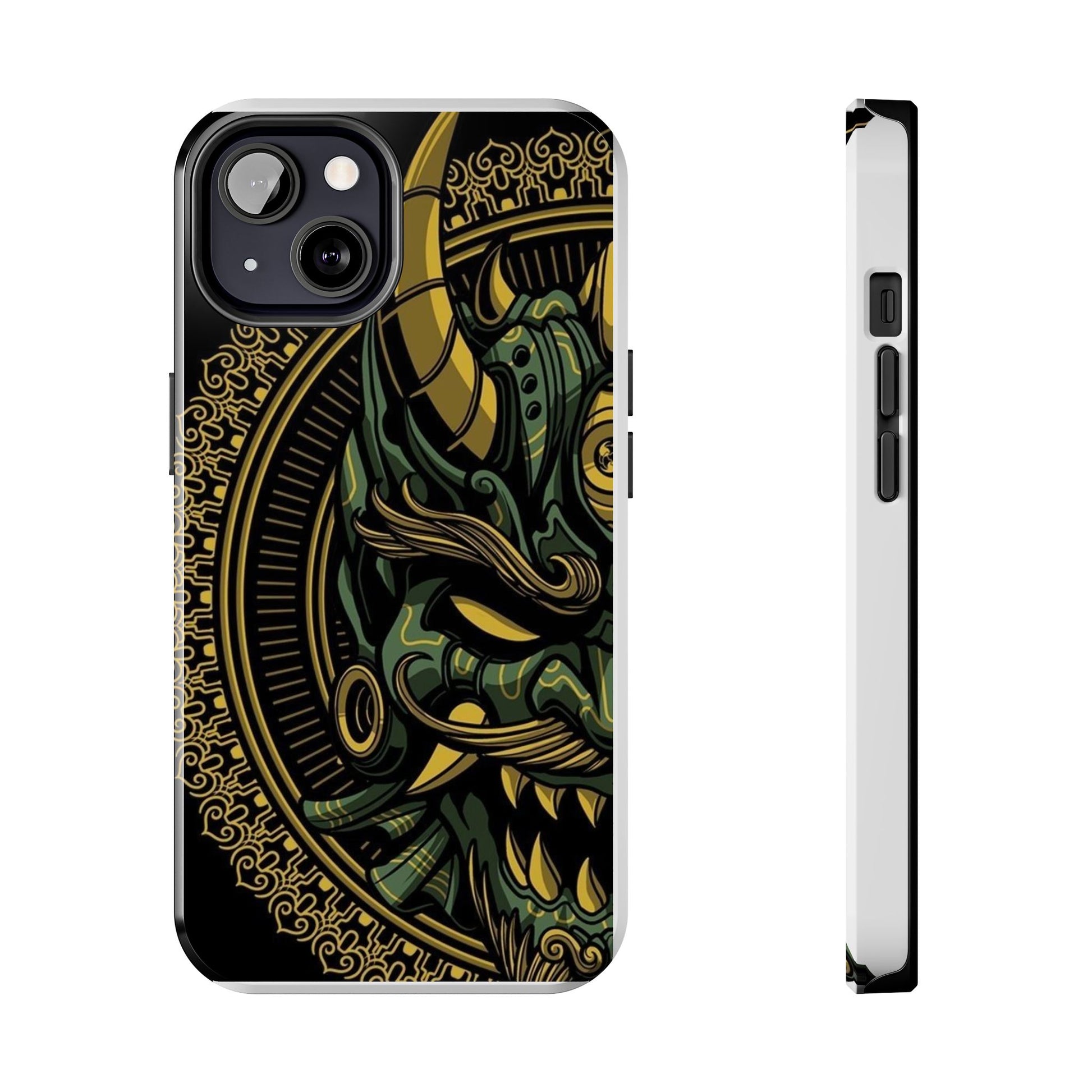 Kabuki Mask Theme Phone Cases for Iphones & Samsung Durable