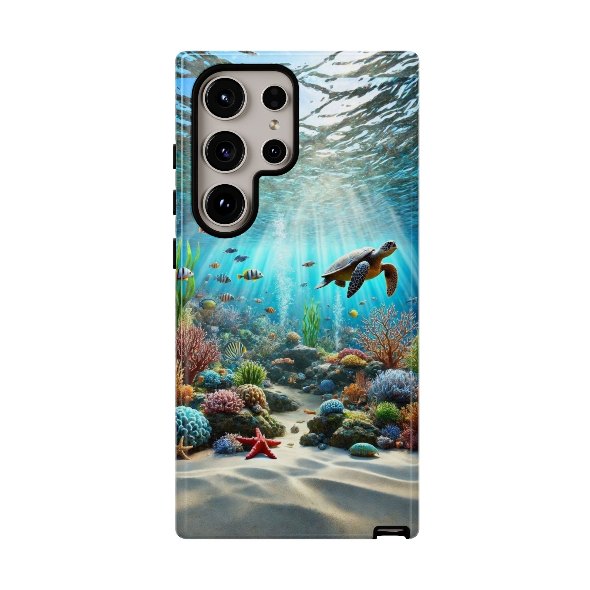 Under Sea Landscape Tough Cases for iPhones, Samsung, and Pixel