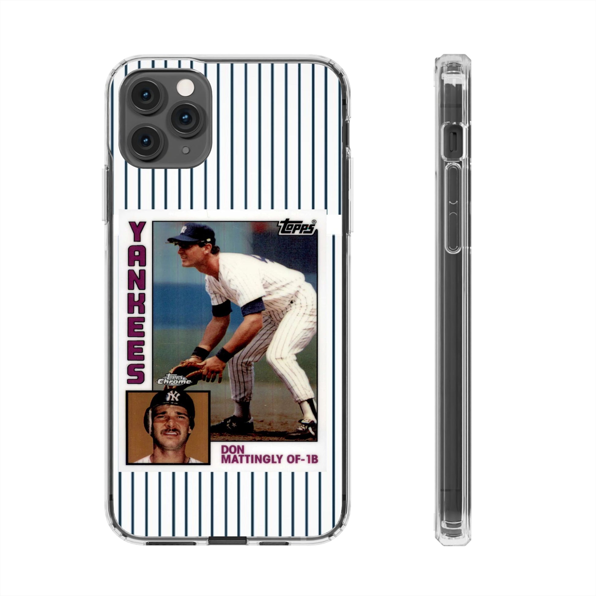 Mattingly Rookie Card Baseball inspired Protective Iphone and Samsung case
