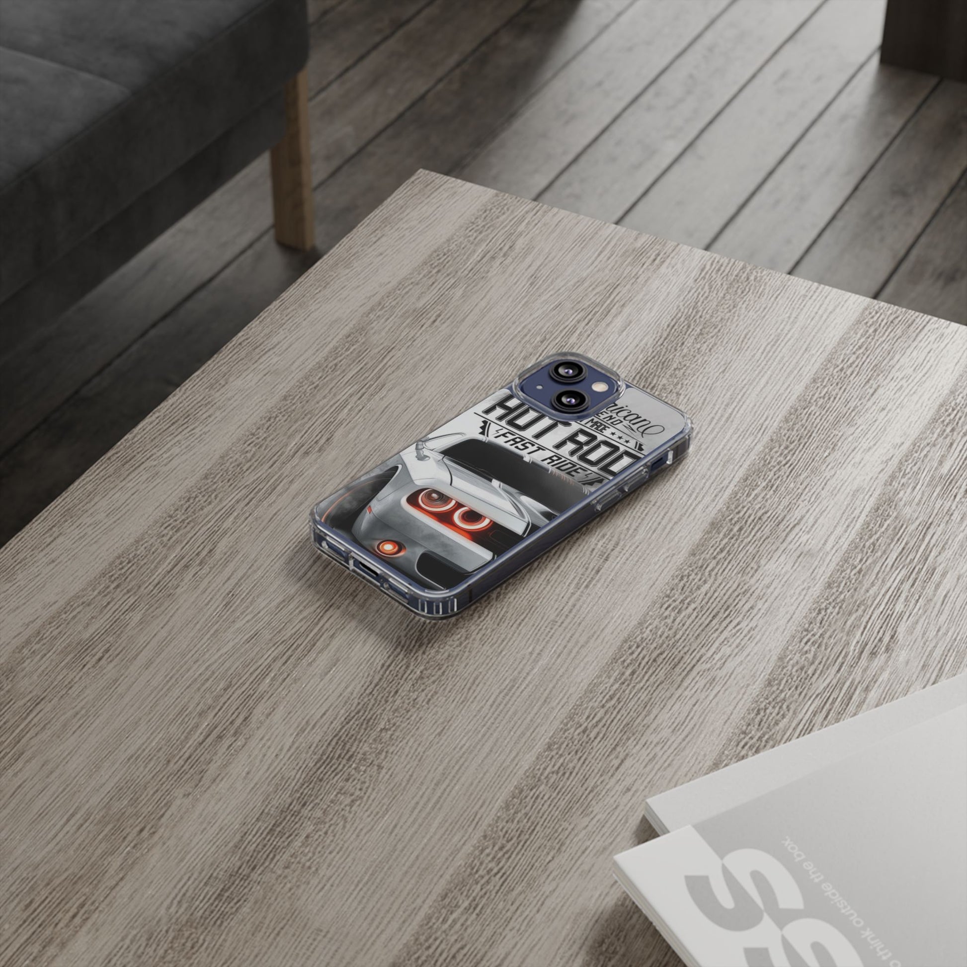 American Hot Rod Hell Cat Case for iPhone and Samsung phone