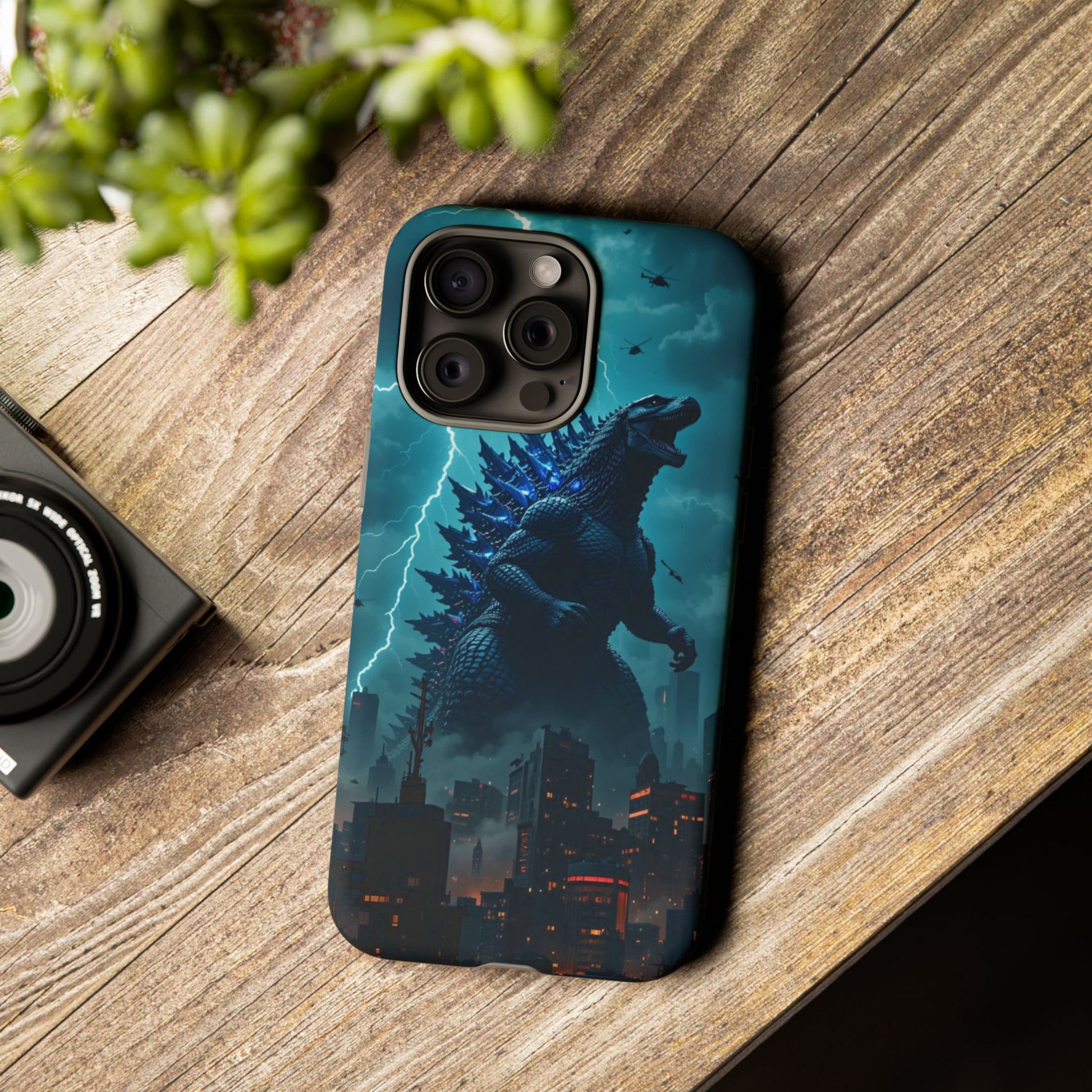 Godzilla Phone Case, Tough Cases for iPhones, Samsung, and Pixel